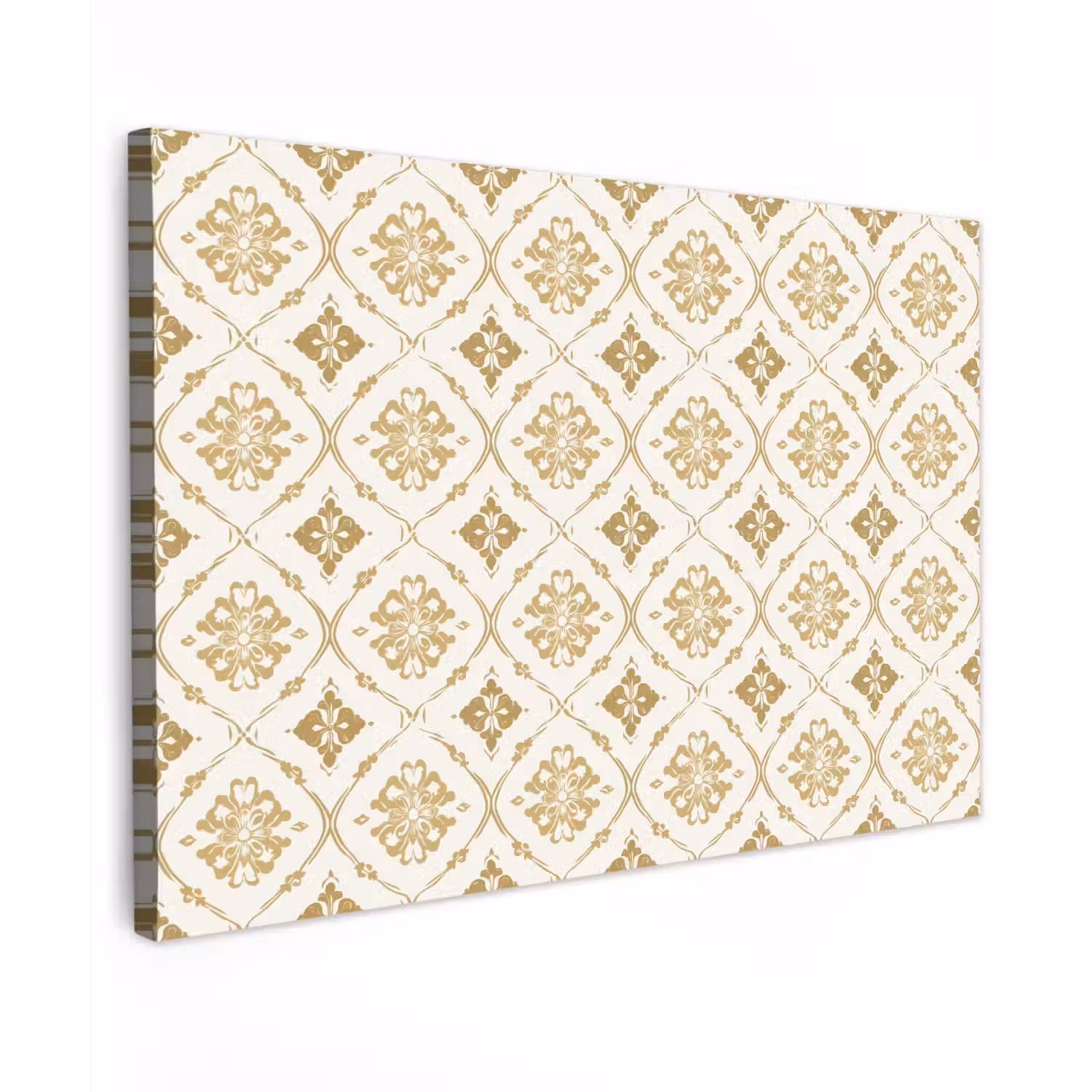 Ornament - Klassiek - Goud canvas 2cm klein 34 -z3d