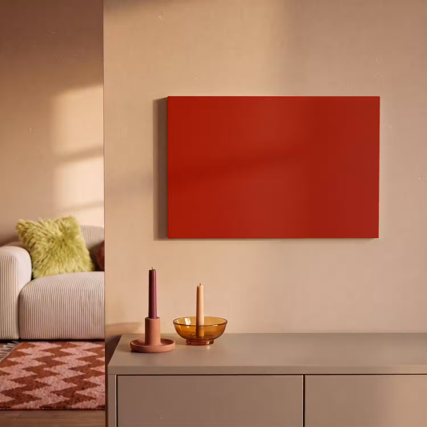 Oxblood - Maroon - Rood canvas 2cm klein 34 -sfeer1