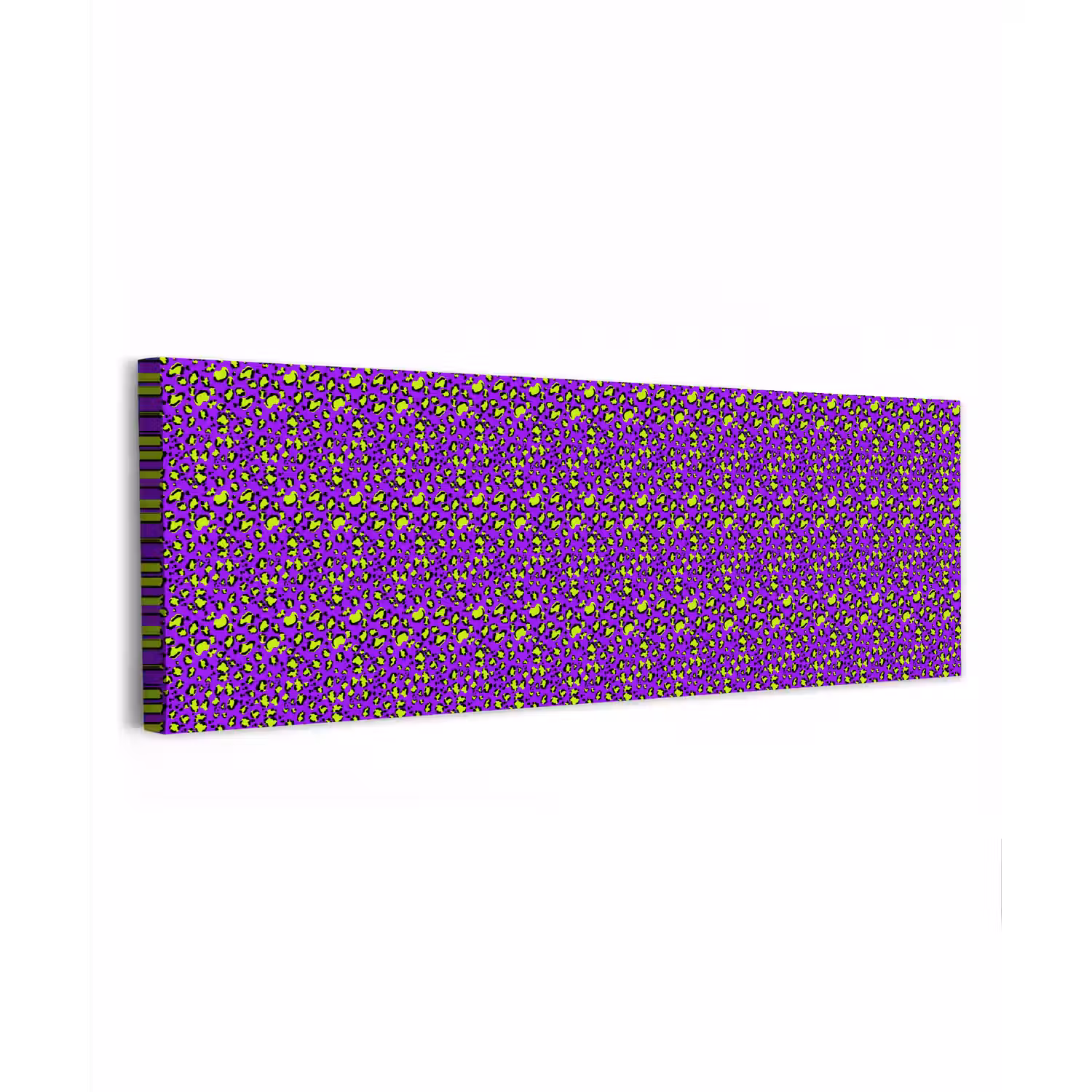 Panterprint - Paars - Groen - Neon canvas 2cm klein 828 -z3d