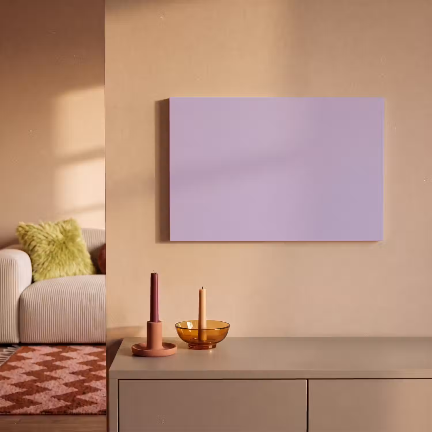 Pastel - Lilac - Paars canvas 2cm klein 34 -sfeer1