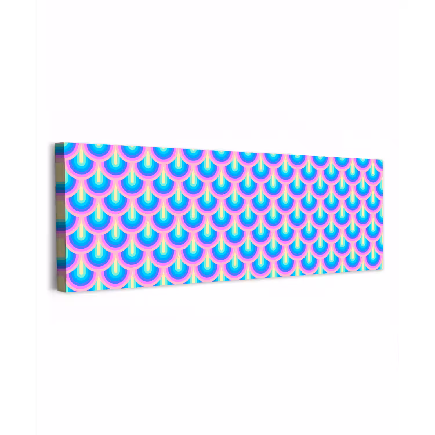 Patroon - Regenboogwaaier - Neon canvas 2cm klein 828 -z3d