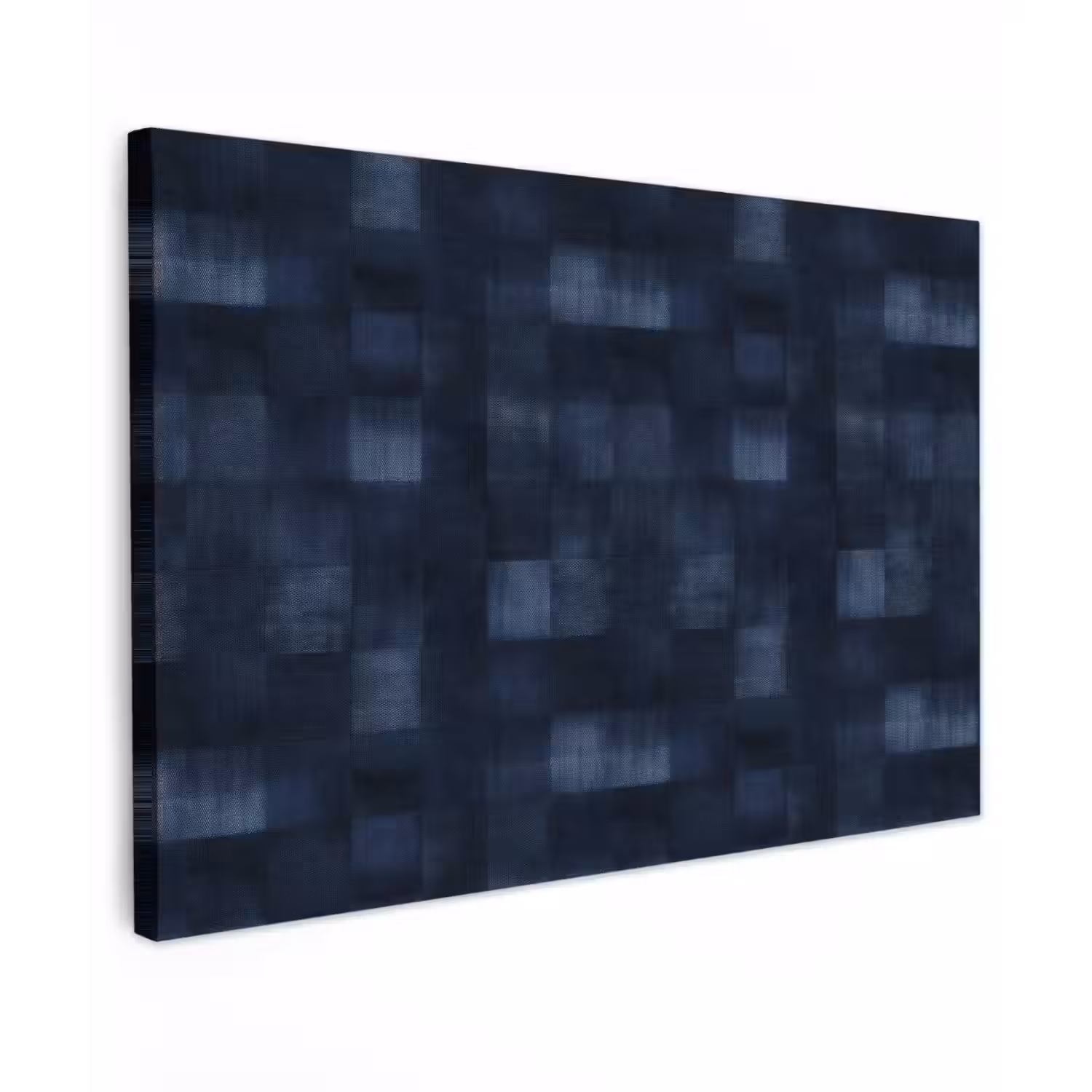 Patroon - Ruit - Marineblauw canvas 2cm klein 34 -z3d