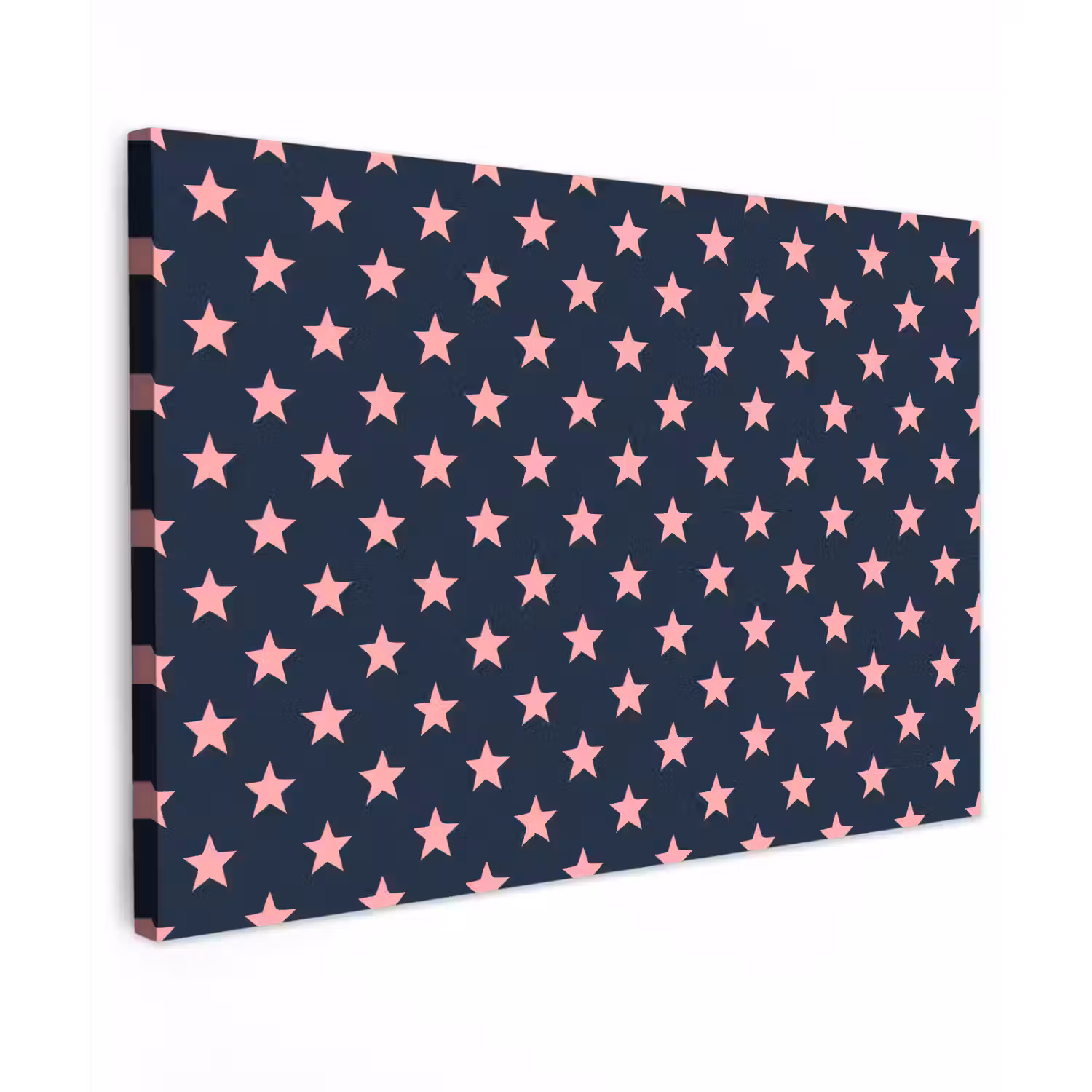 Patroon - Sterren - Roze canvas 2cm klein 34 -z3d