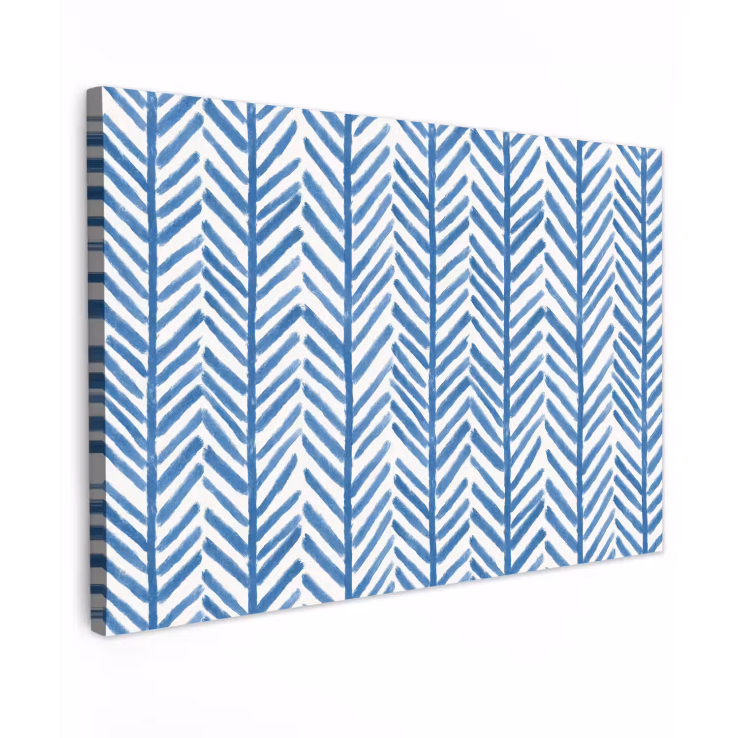 Patroon - Streep - Blauw canvas 2cm klein 34 -z3d