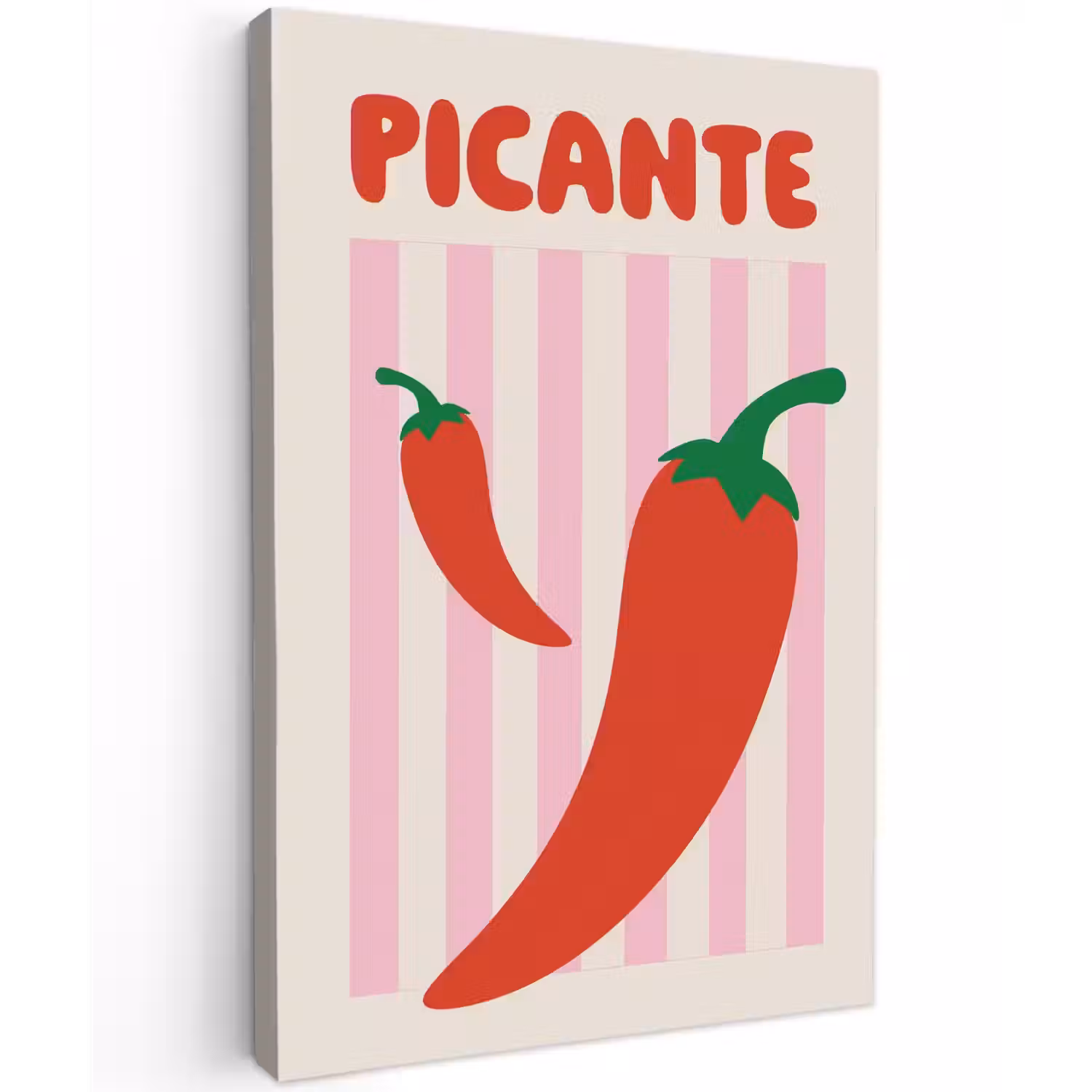Pittig - Pepers - Rood canvas 2cm klein -z3d