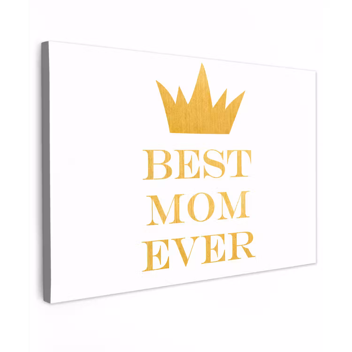 Quotes - Best mom ever - Spreuken - Mama canvas 2cm klein -z3d