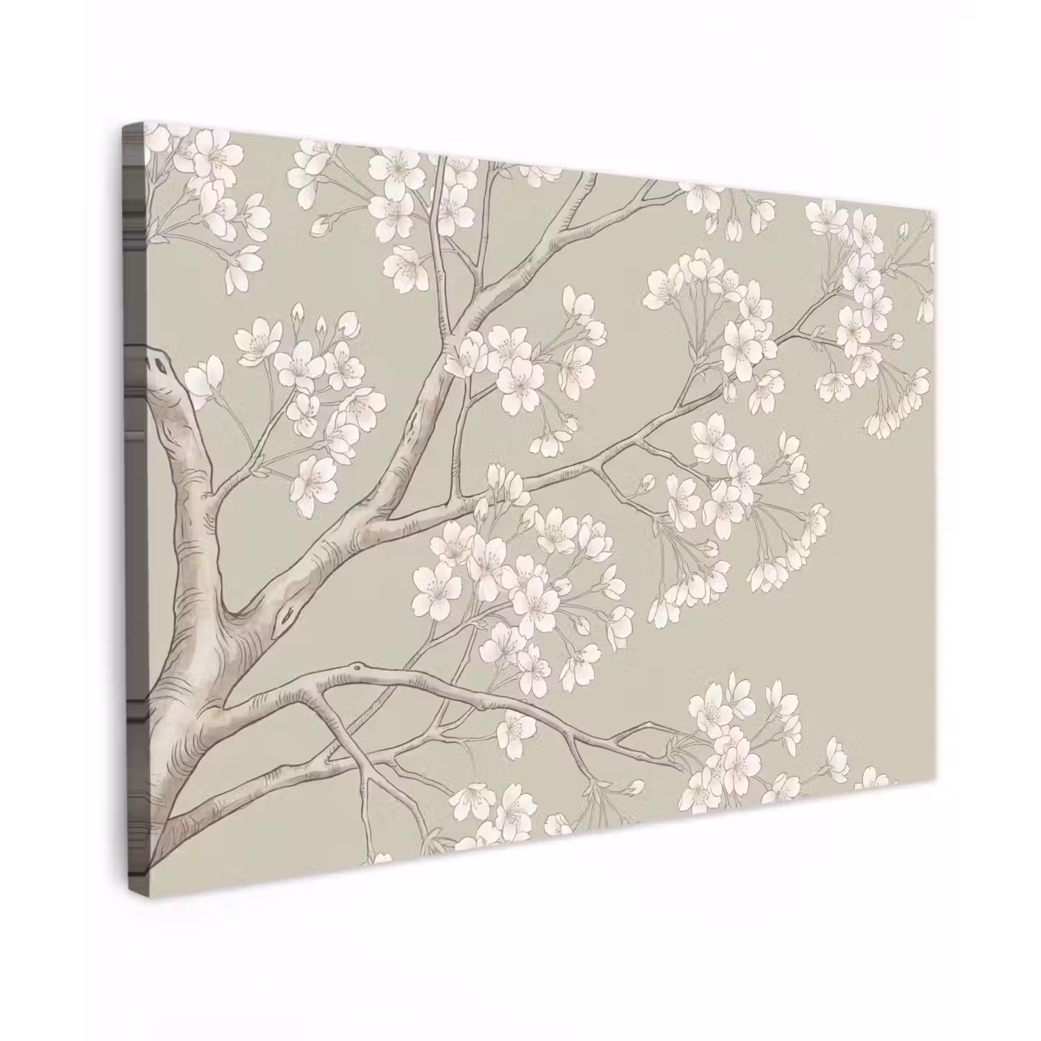 Sereen - Bloesem - Wit canvas 2cm klein -z3d