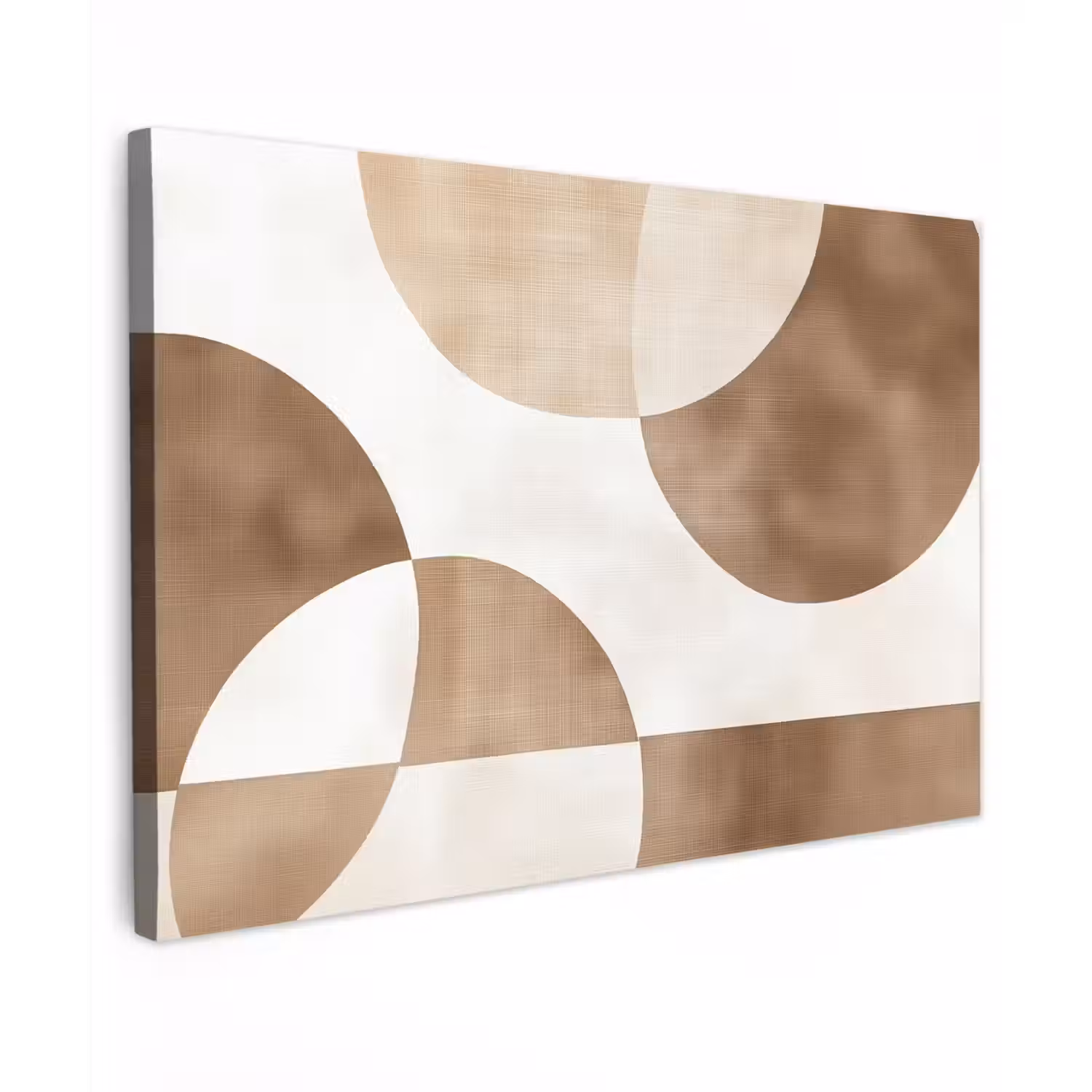 Snijdende cirkels - Overlappende vlakken canvas 2cm klein -z3d