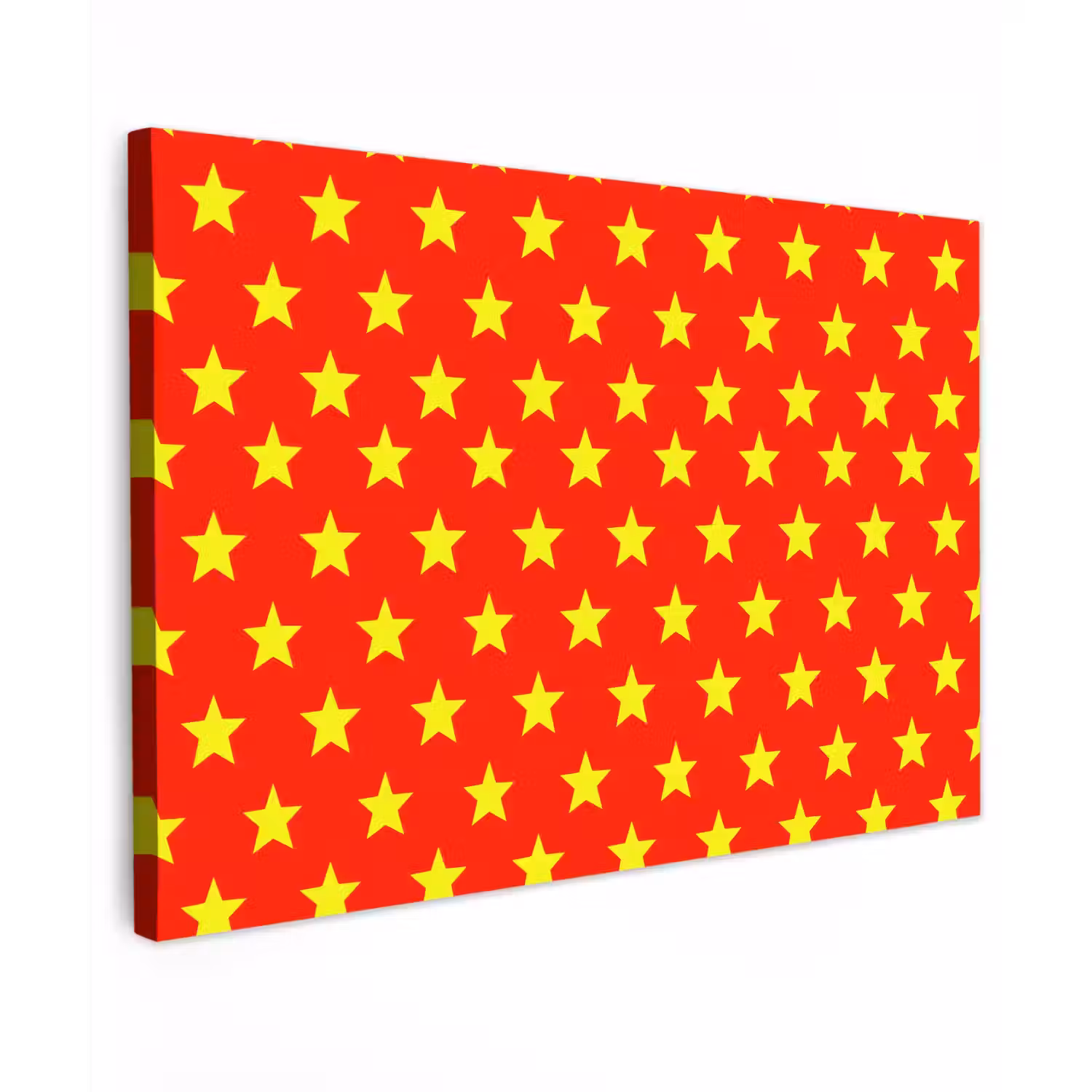 Ster - Patroon - Geel canvas 2cm klein 34 -z3d