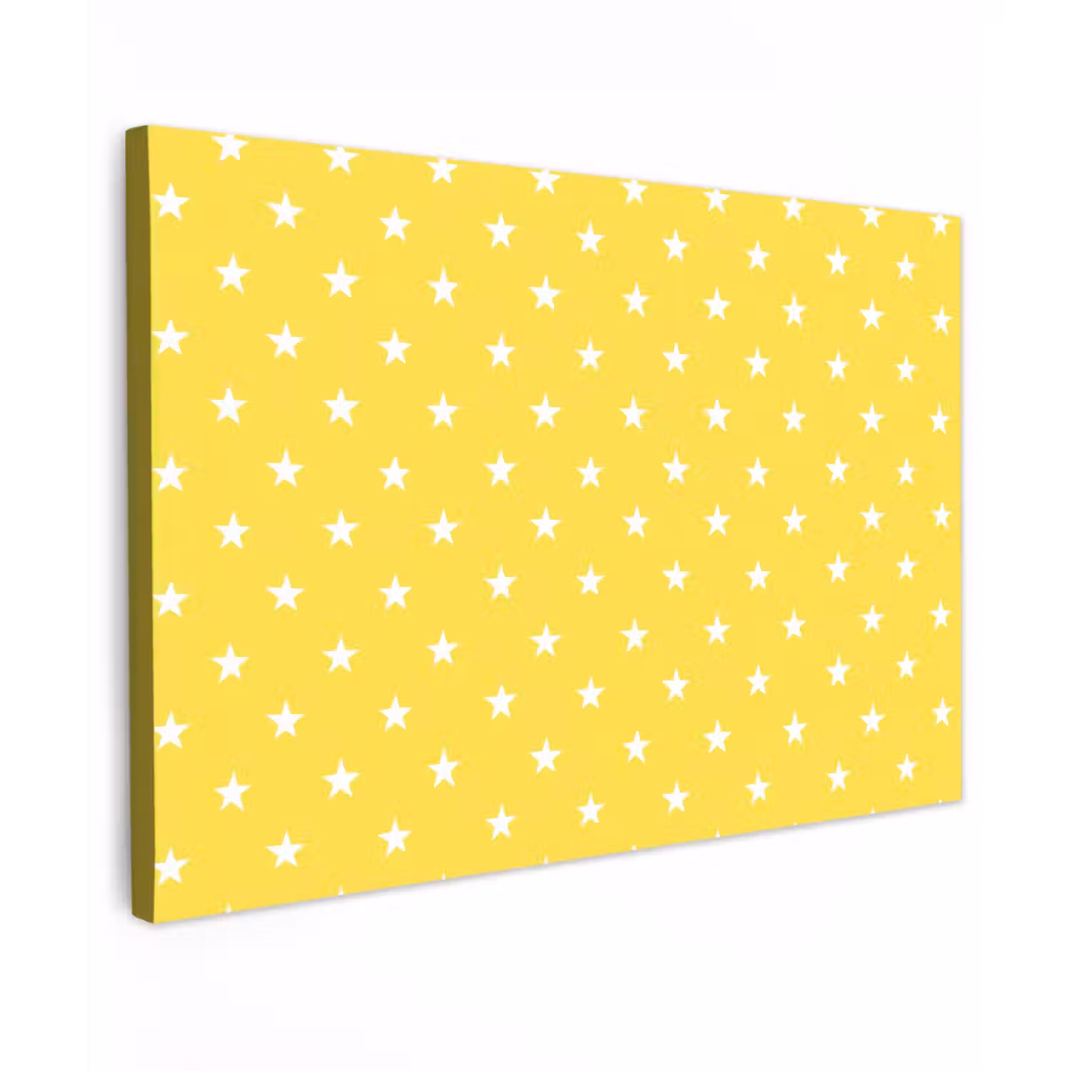Sterren - Patroon - Minimalistisch - Geel canvas 2cm klein 34 -z3d