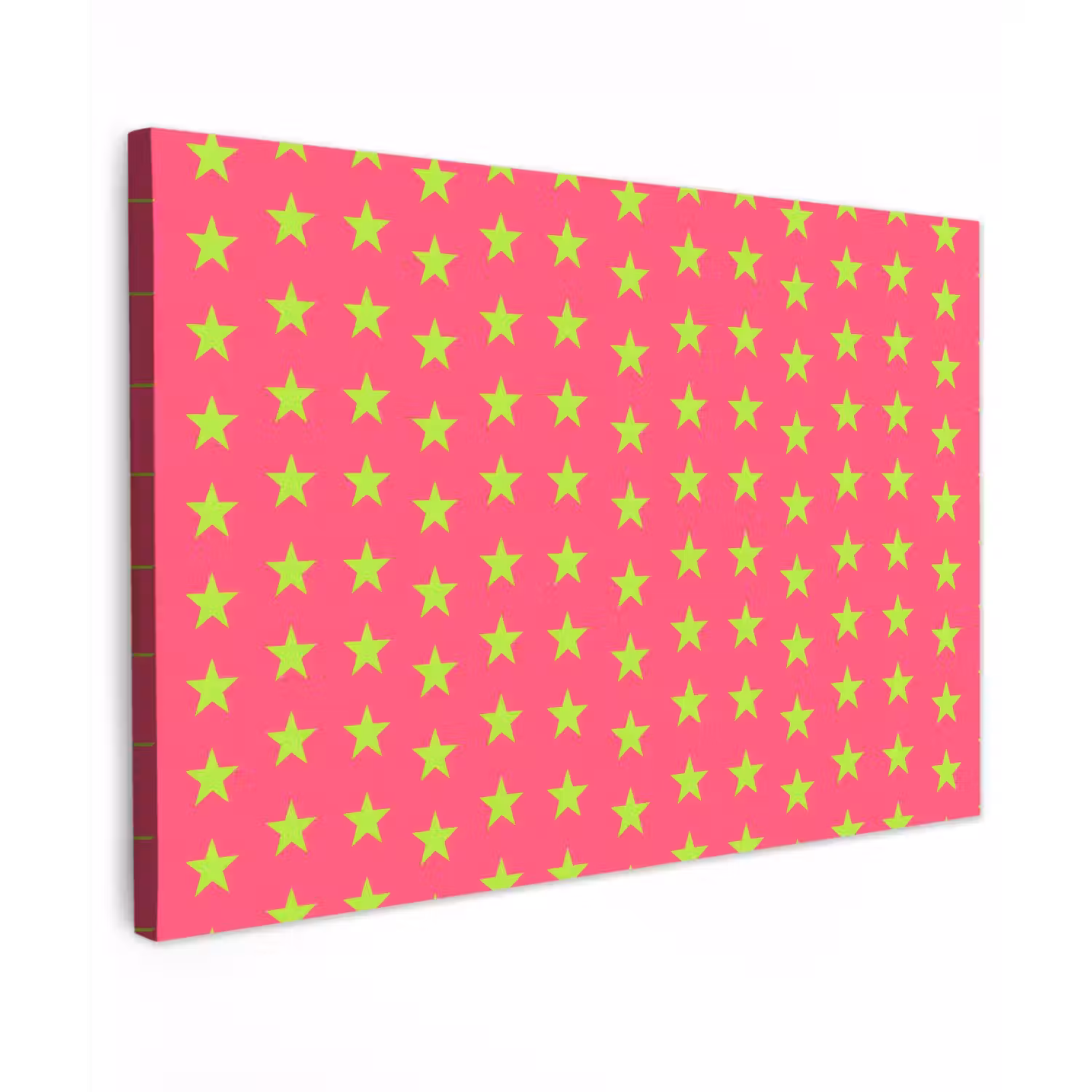 Sterren - Patroon - Roze canvas 2cm klein 34 -z3d
