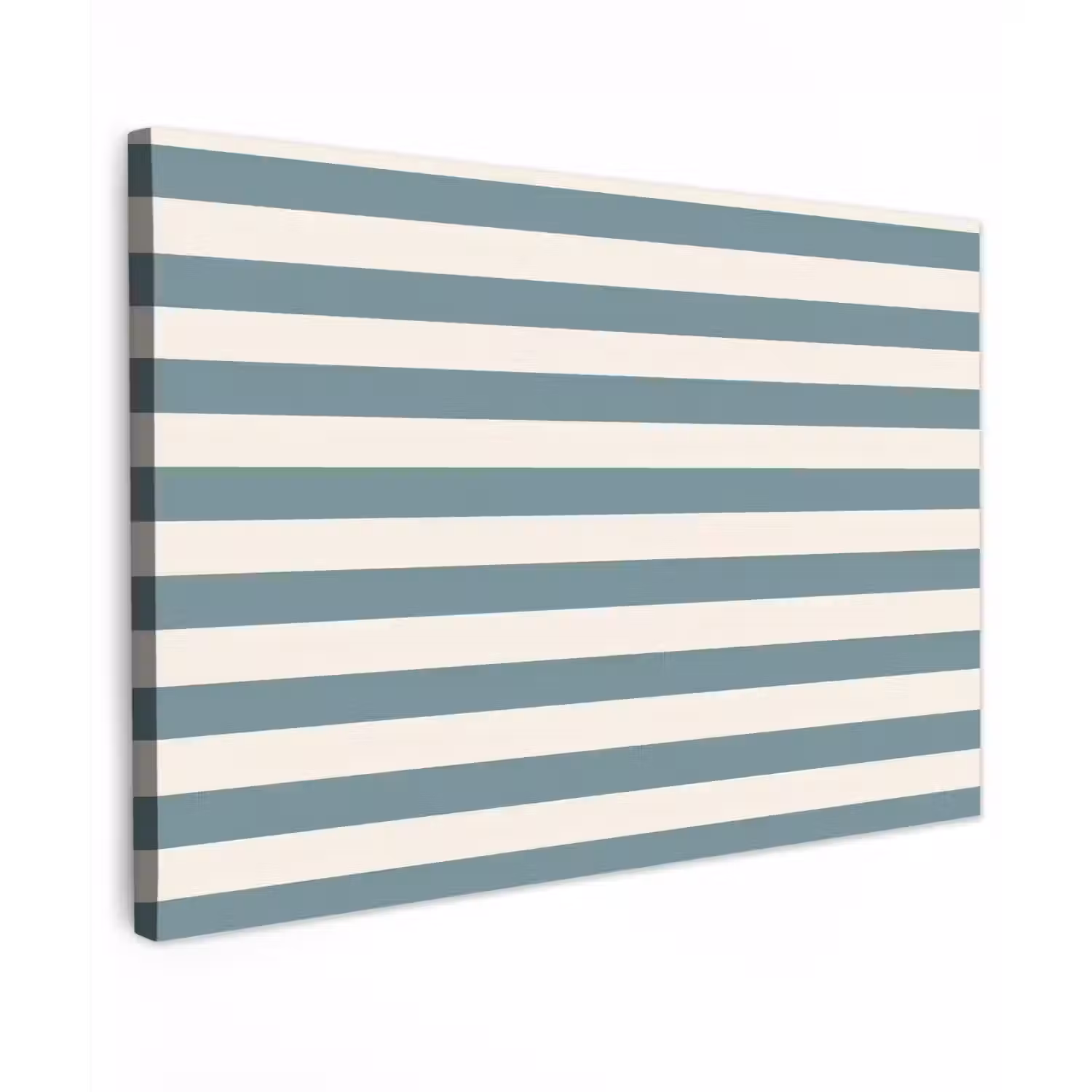 Strepen - Modern - Blauw canvas 2cm klein 34 -z3d