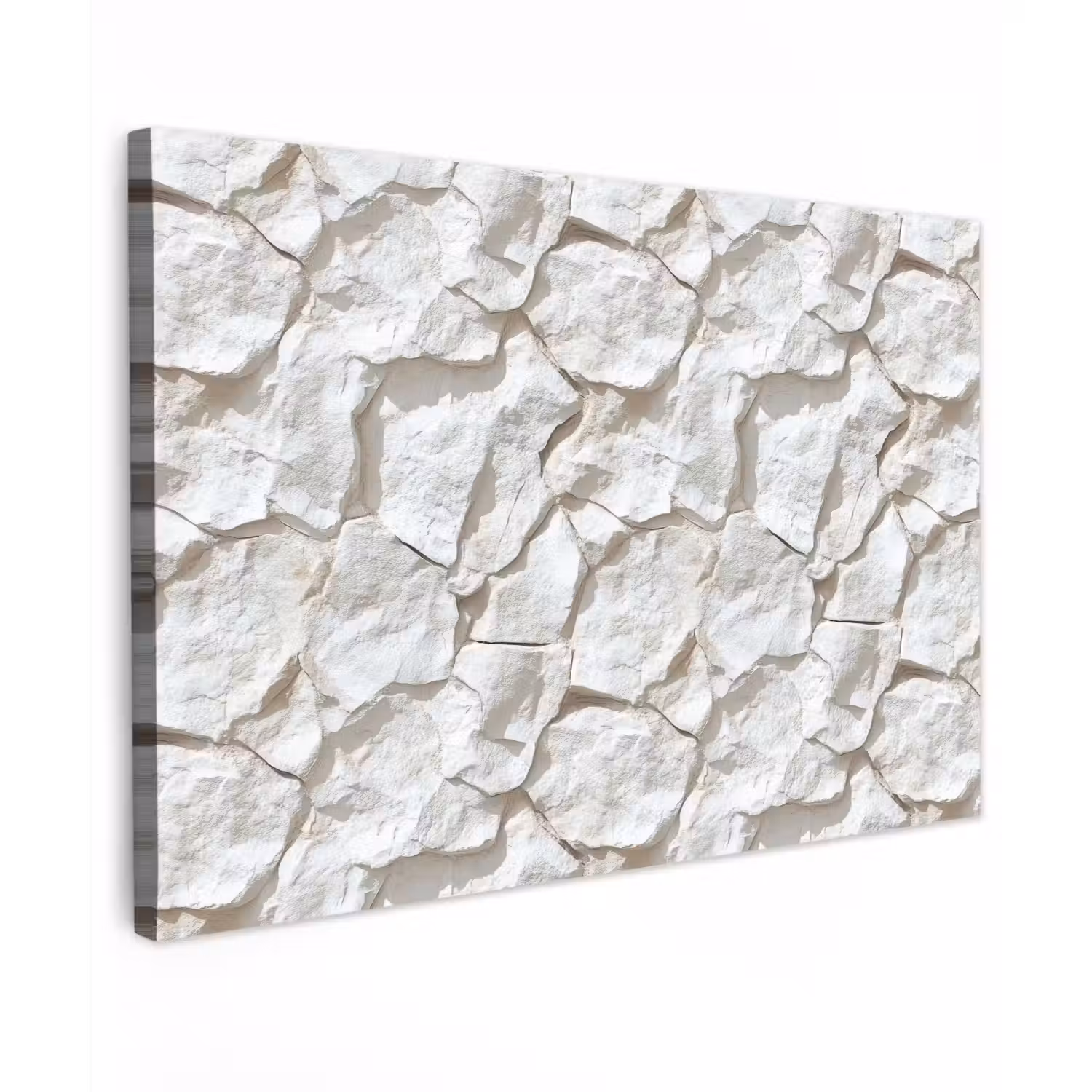 Structuur - Rots - Wit canvas 2cm klein 34 -z3d