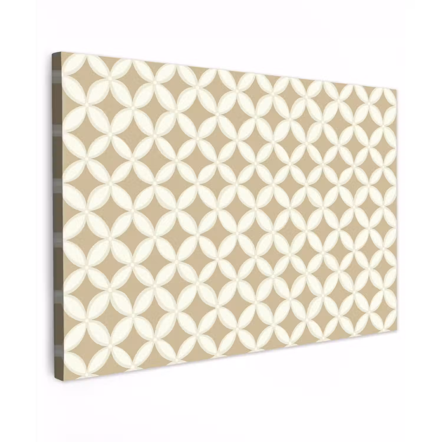 Symmetrisch - Motief - Beige canvas 2cm klein 34 -z3d
