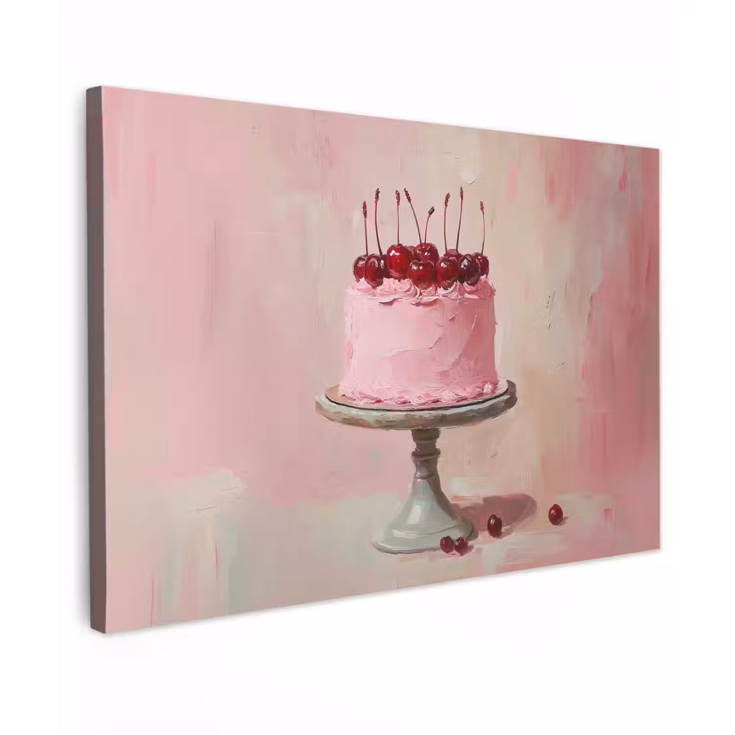 Taart - Pink - Cherry canvas 2cm klein -z3d