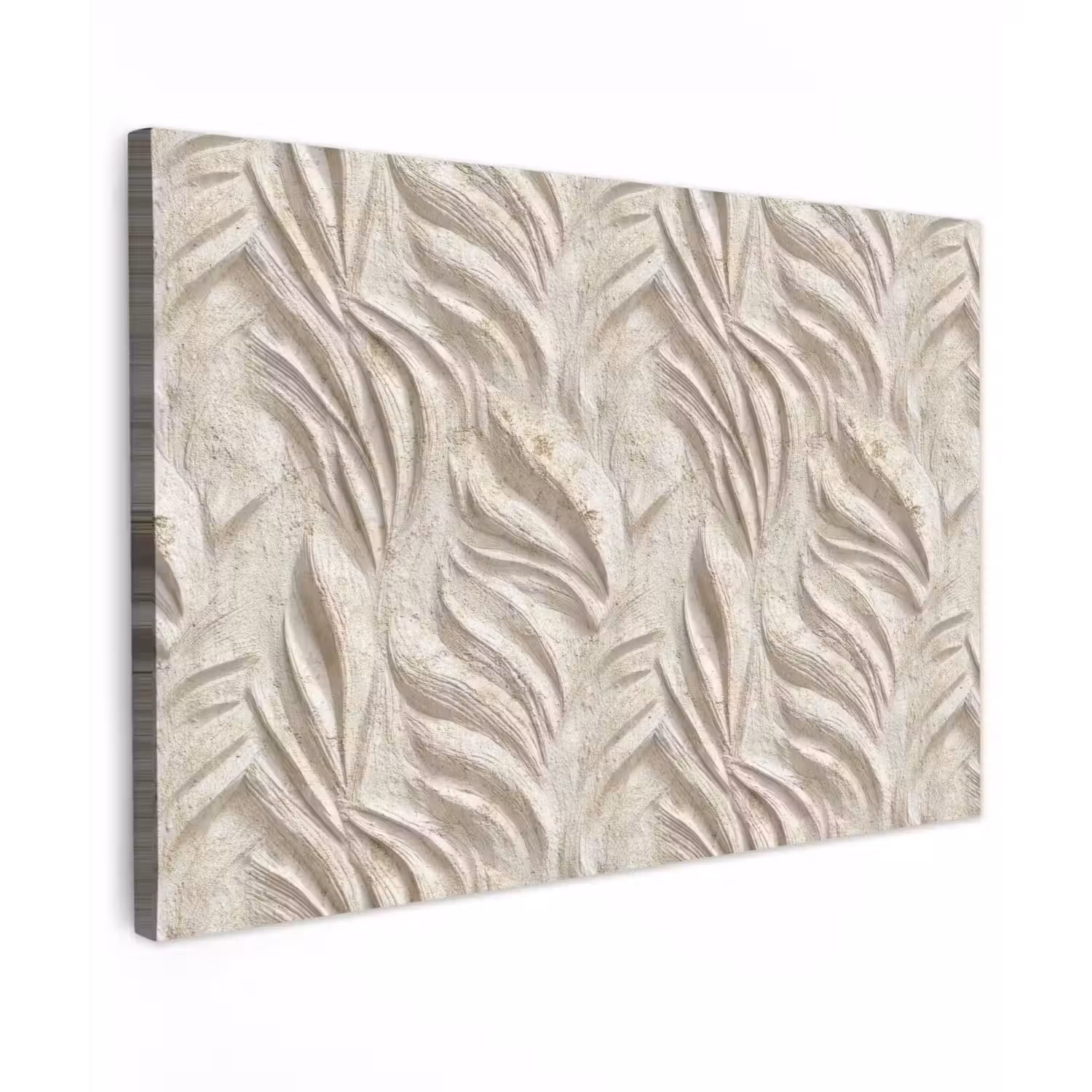 Textuur - Reliëf - Beige canvas 2cm klein 34 -z3d