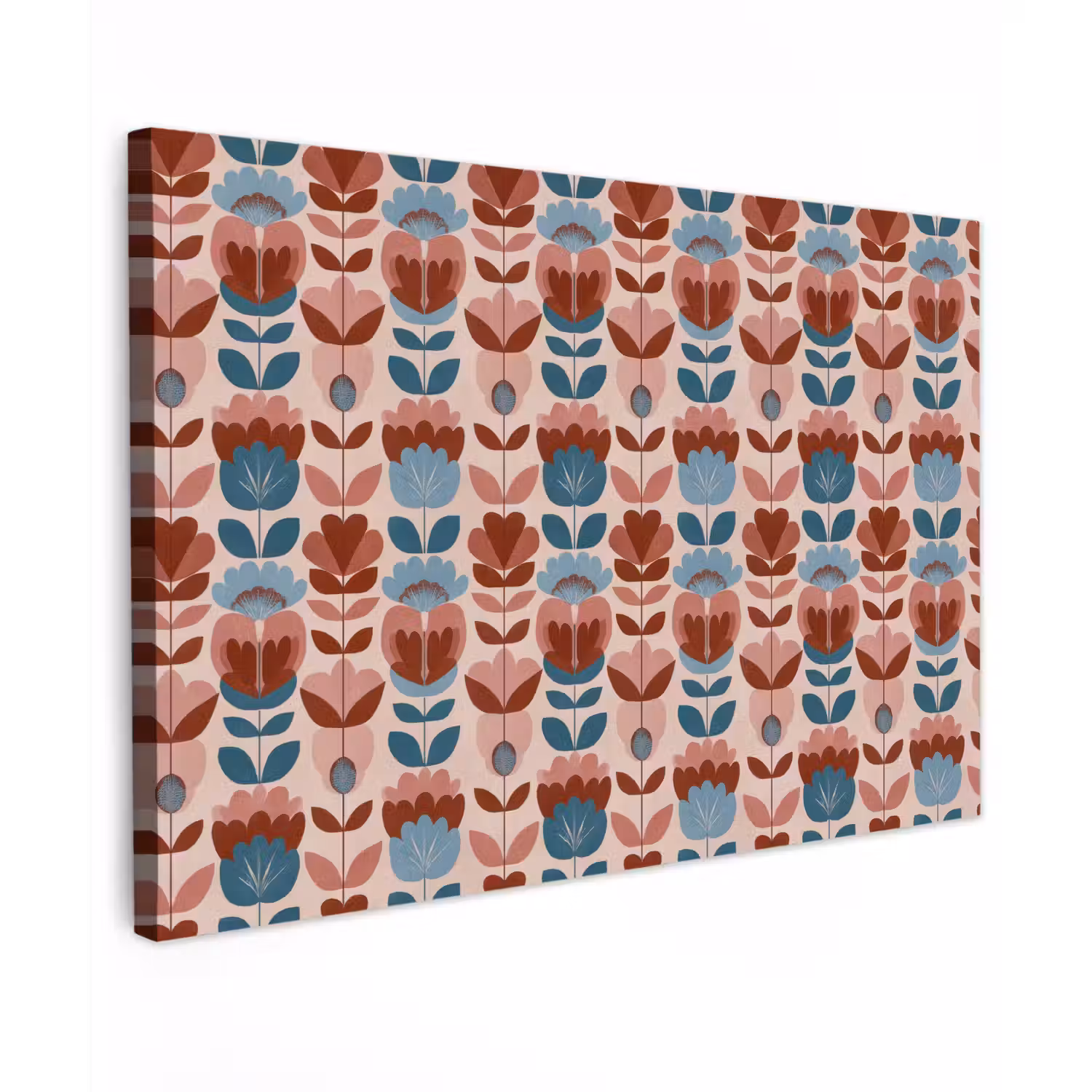 Vintage - Motief - Kleurrijk canvas 2cm klein 34 -z3d