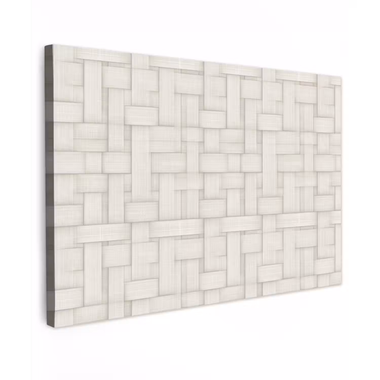 Vlechtwerk - Banen - Beige canvas 2cm klein 34 -z3d
