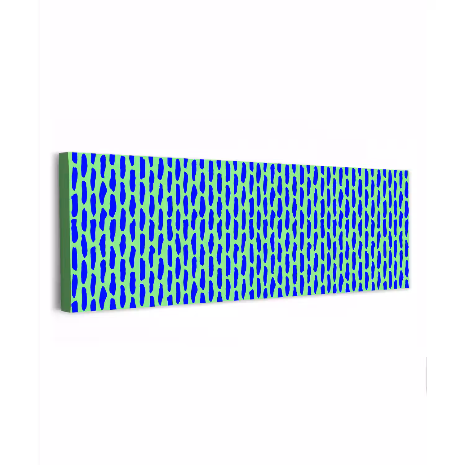 Vlekken - Groen - Blauw - Neon canvas 2cm klein 828 -z3d