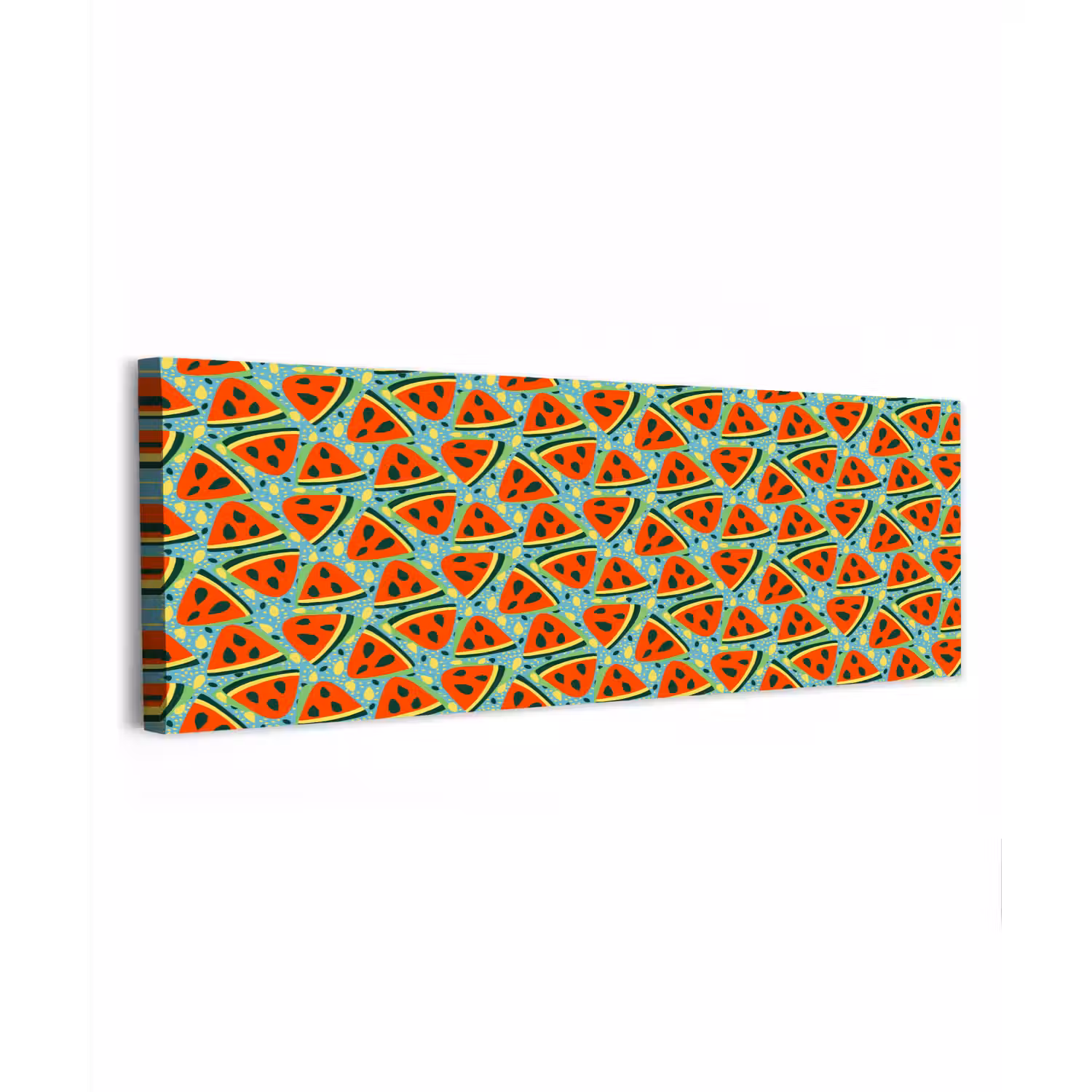 Watermeloen - Zomers - Fruit canvas 2cm klein 828 -z3d
