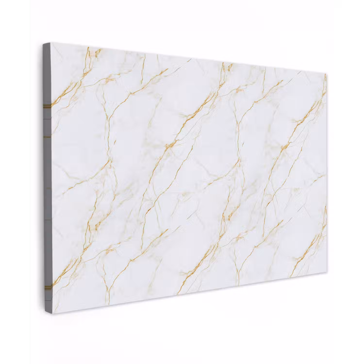 Wit - Marmer - Goud - Luxueus canvas 2cm klein 34 -z3d