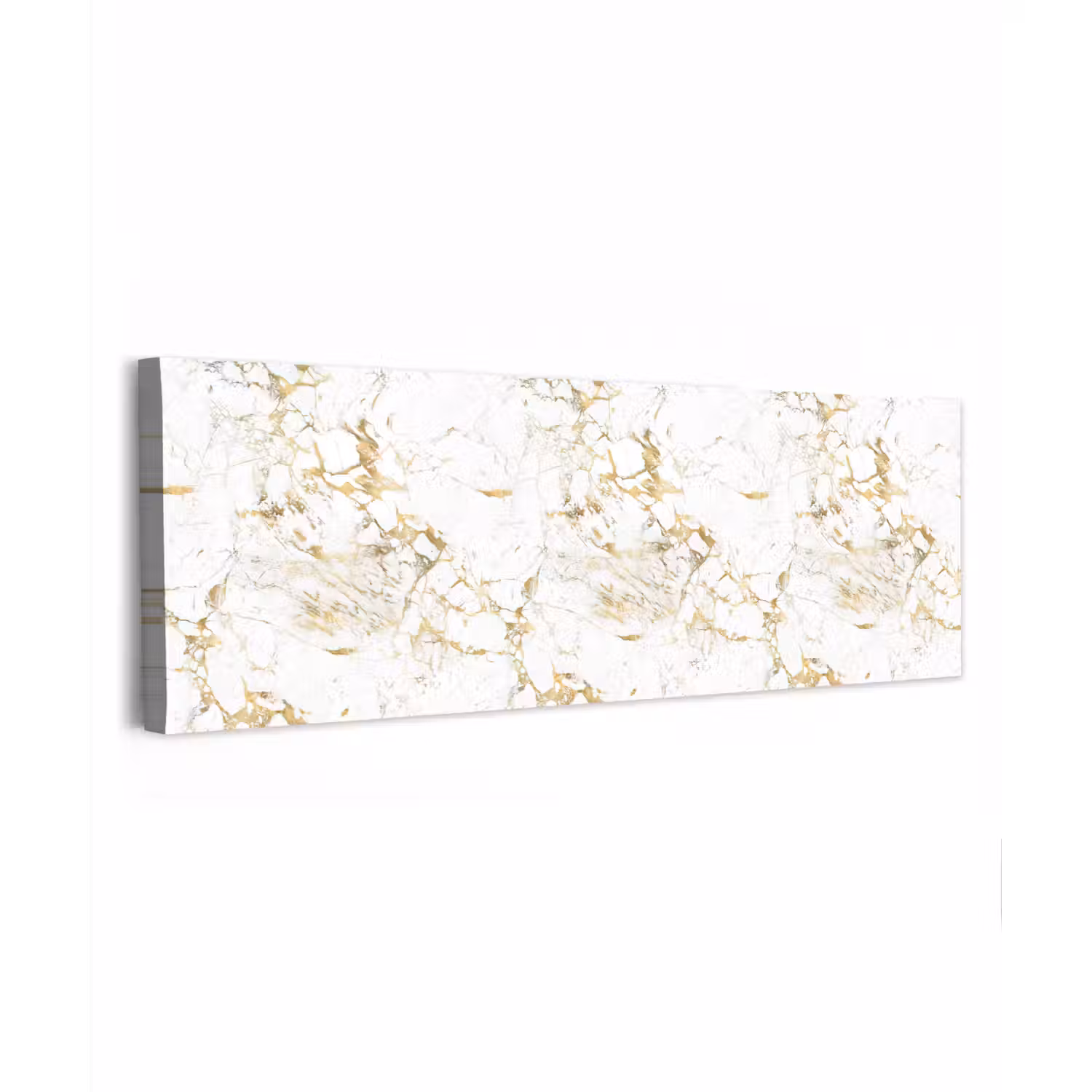 Wit - Marmer - Luxe - Goud canvas 2cm klein 828 -z3d