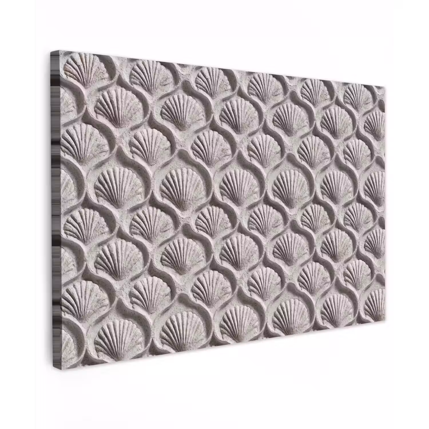 Zand - Schelpenvorm - Grijs canvas 2cm klein 34 -z3d