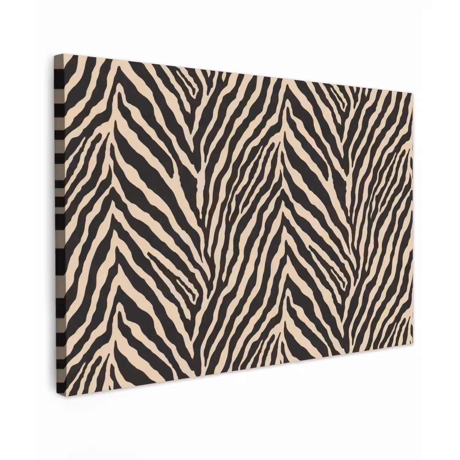 Zebra - Klassiek - Zwart canvas 2cm klein 34 -z3d