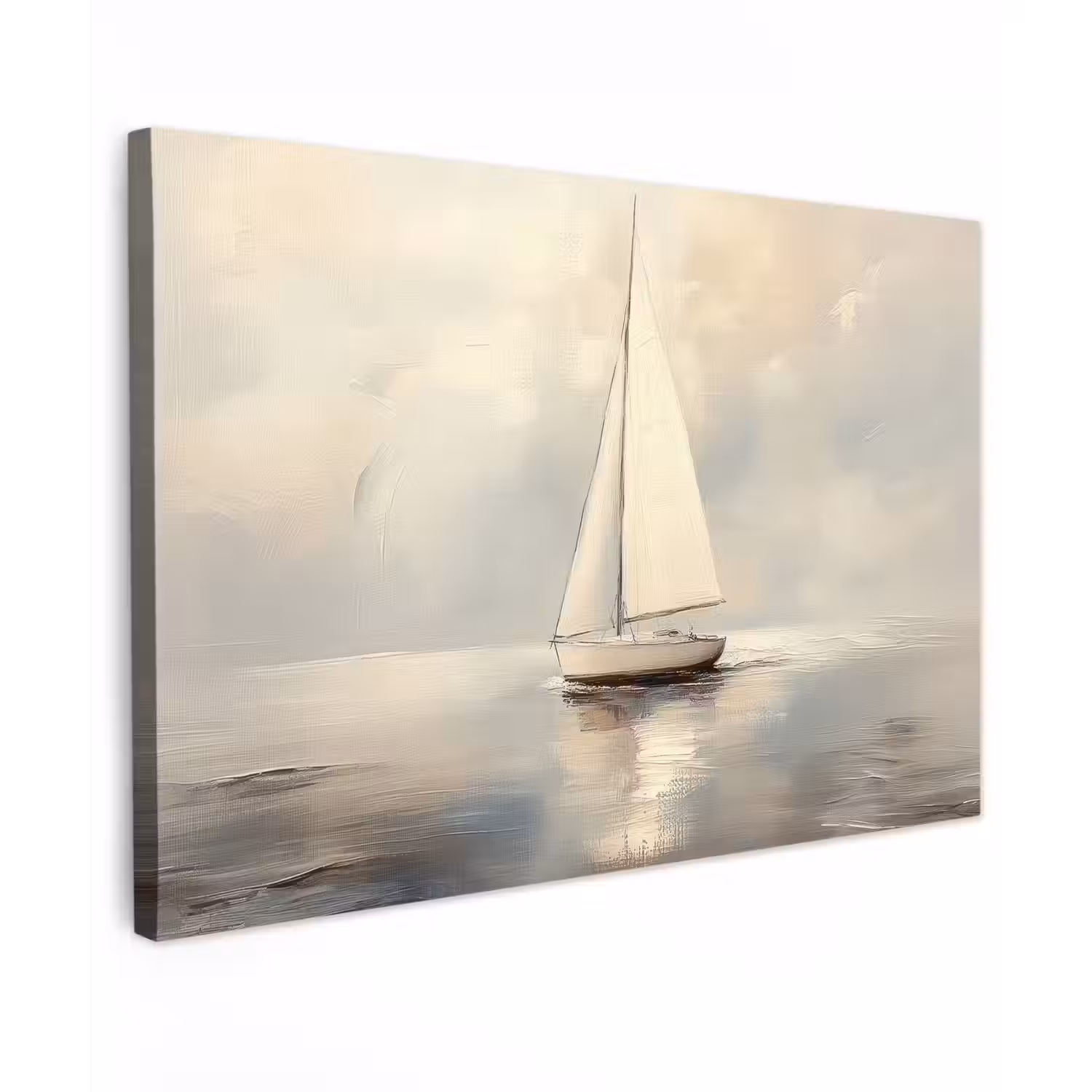 Zeilschip - Zee - Bewolkt canvas 2cm klein -z3d