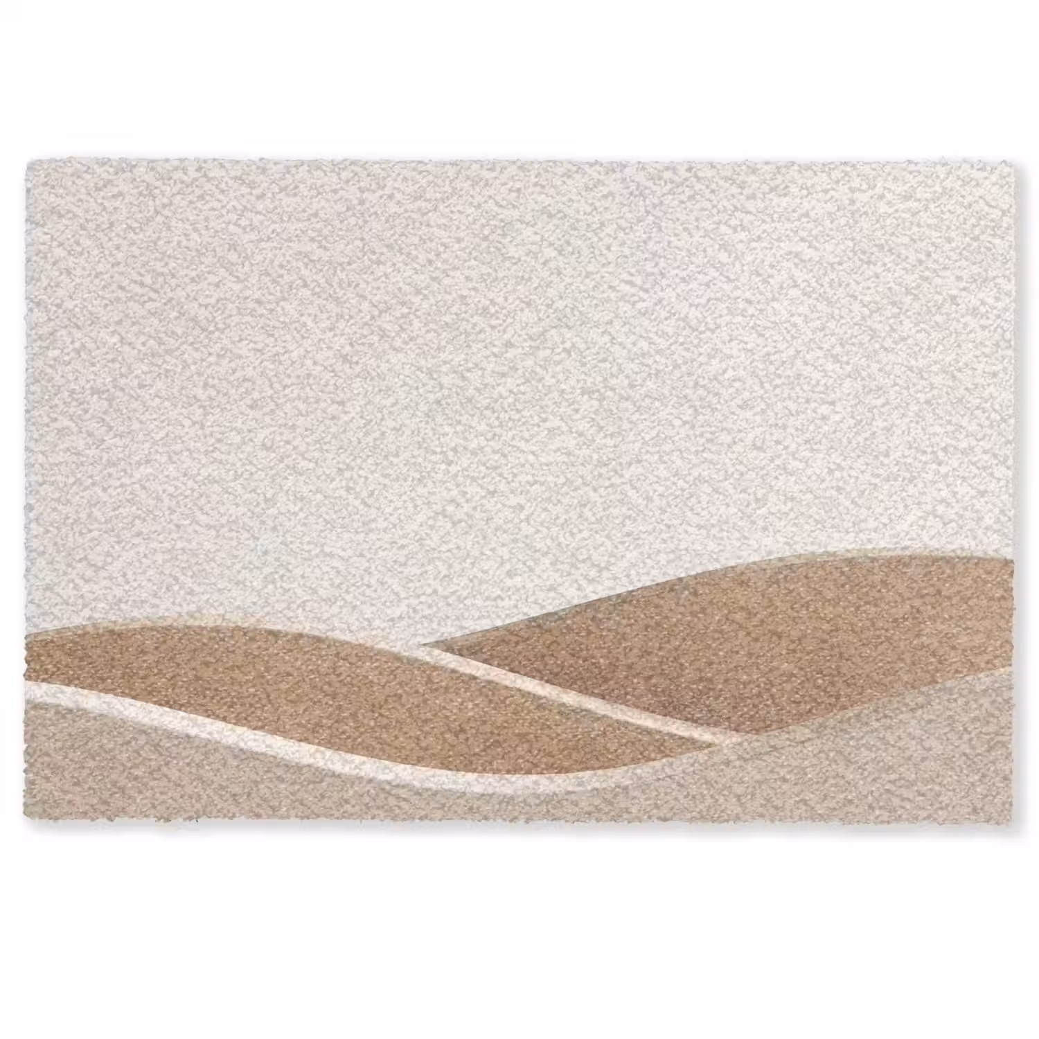 Abstract - Golven - Modern - Beige Deurmat klein -zkaufland3d