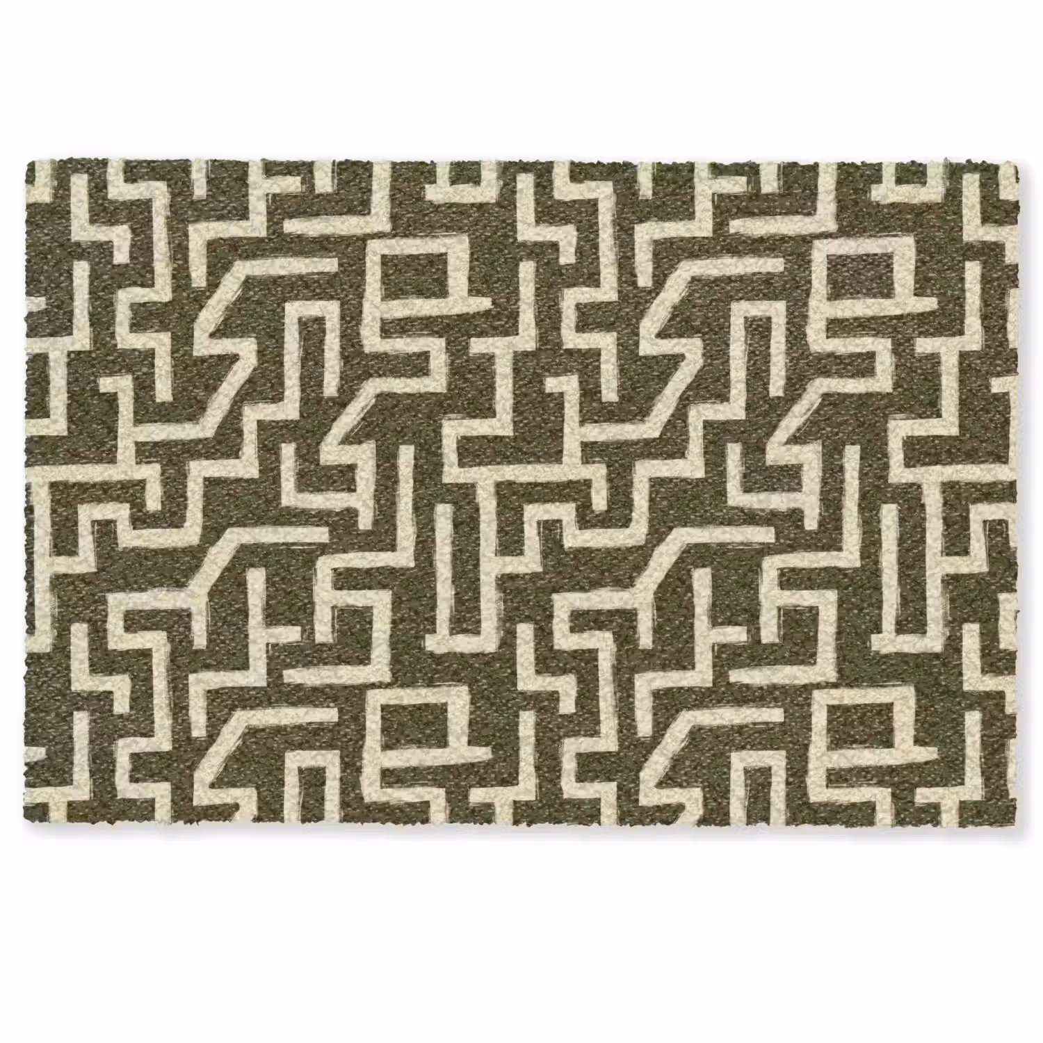 Abstract - Lijnen - Groen Deurmat klein 898 -zkaufland3d