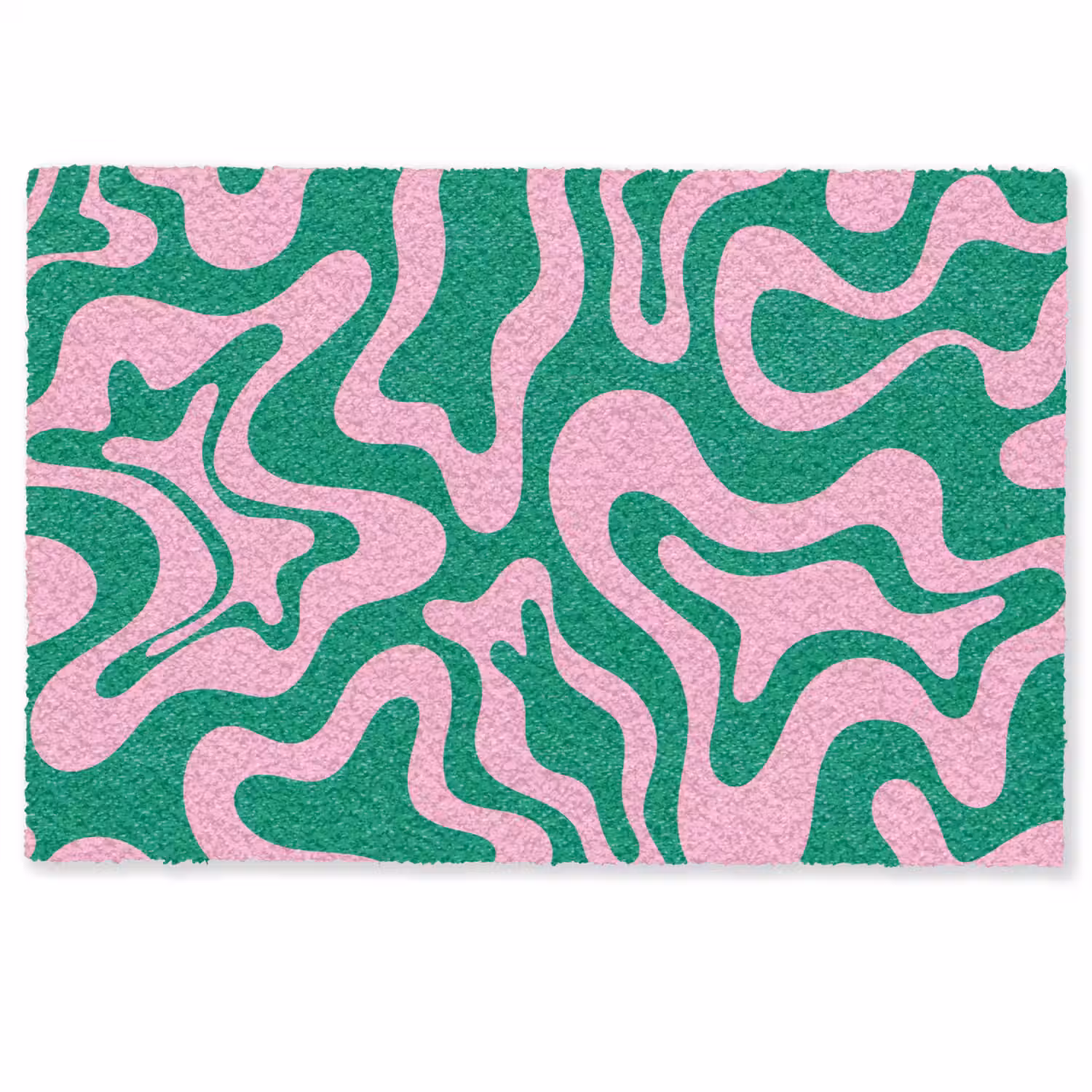 Abstract - Patroon - Groen - Roze - Kleurrijk Deurmat klein -zkaufland3d