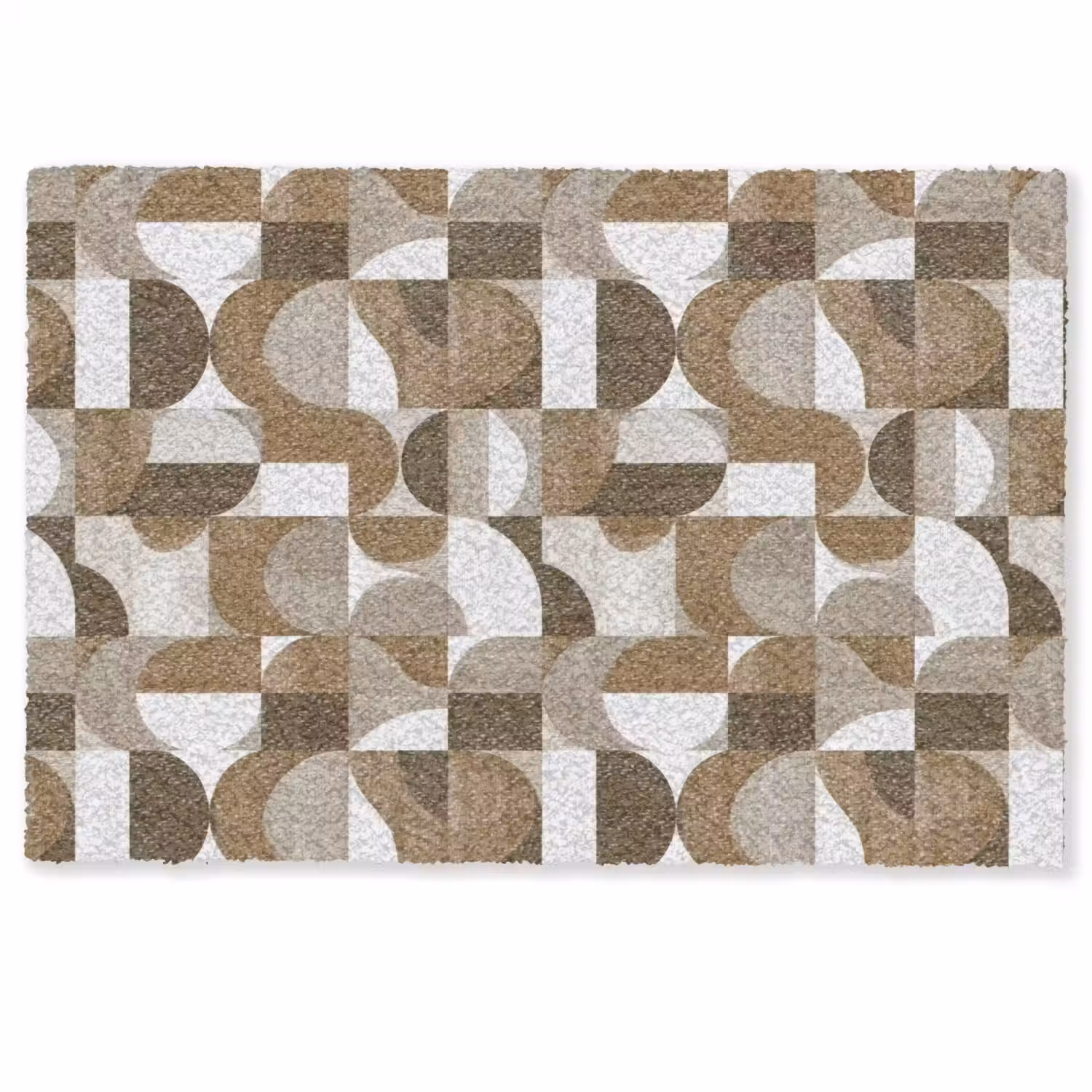 Abstract - Retro - Bruin Deurmat klein 898 -zkaufland3d