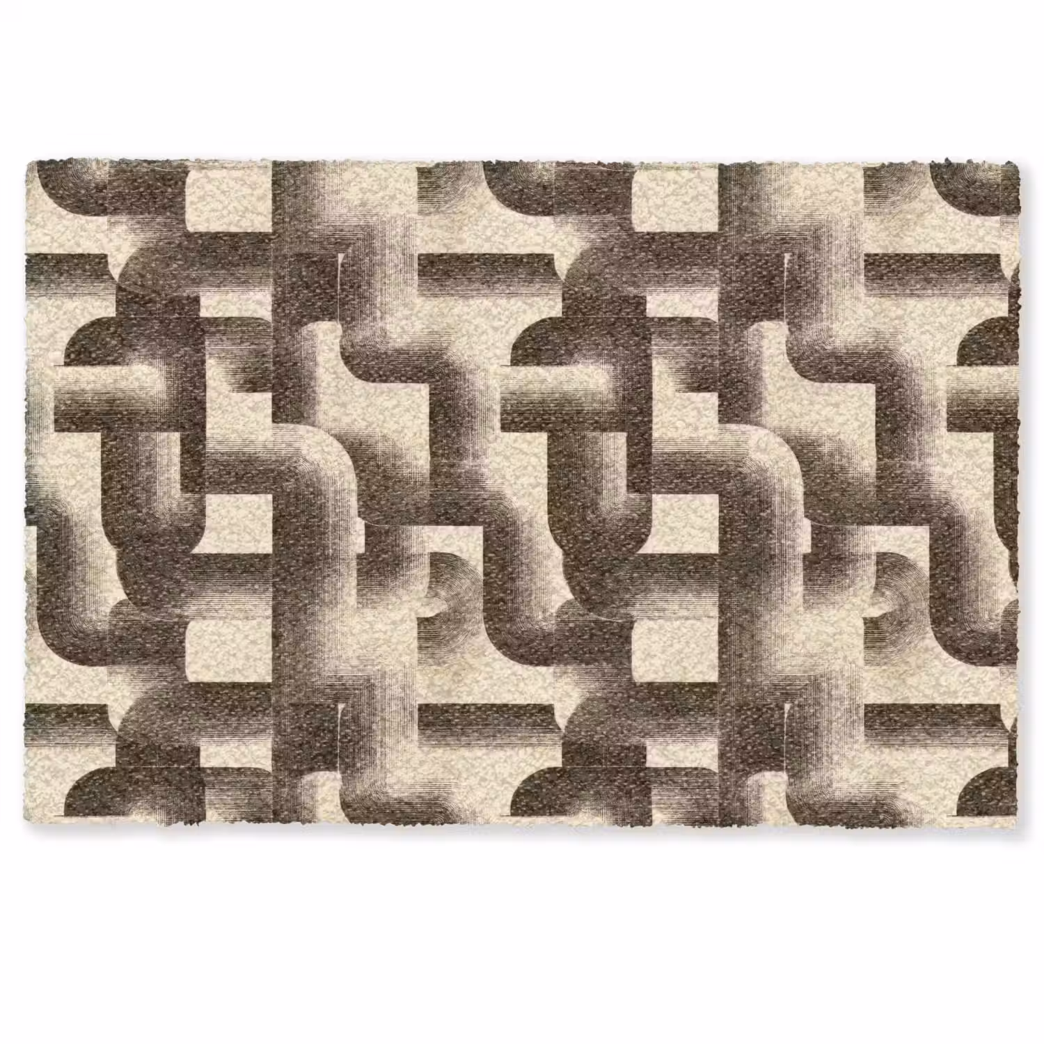 Abstract - Retro - Zwart Deurmat klein 898 -zkaufland3d