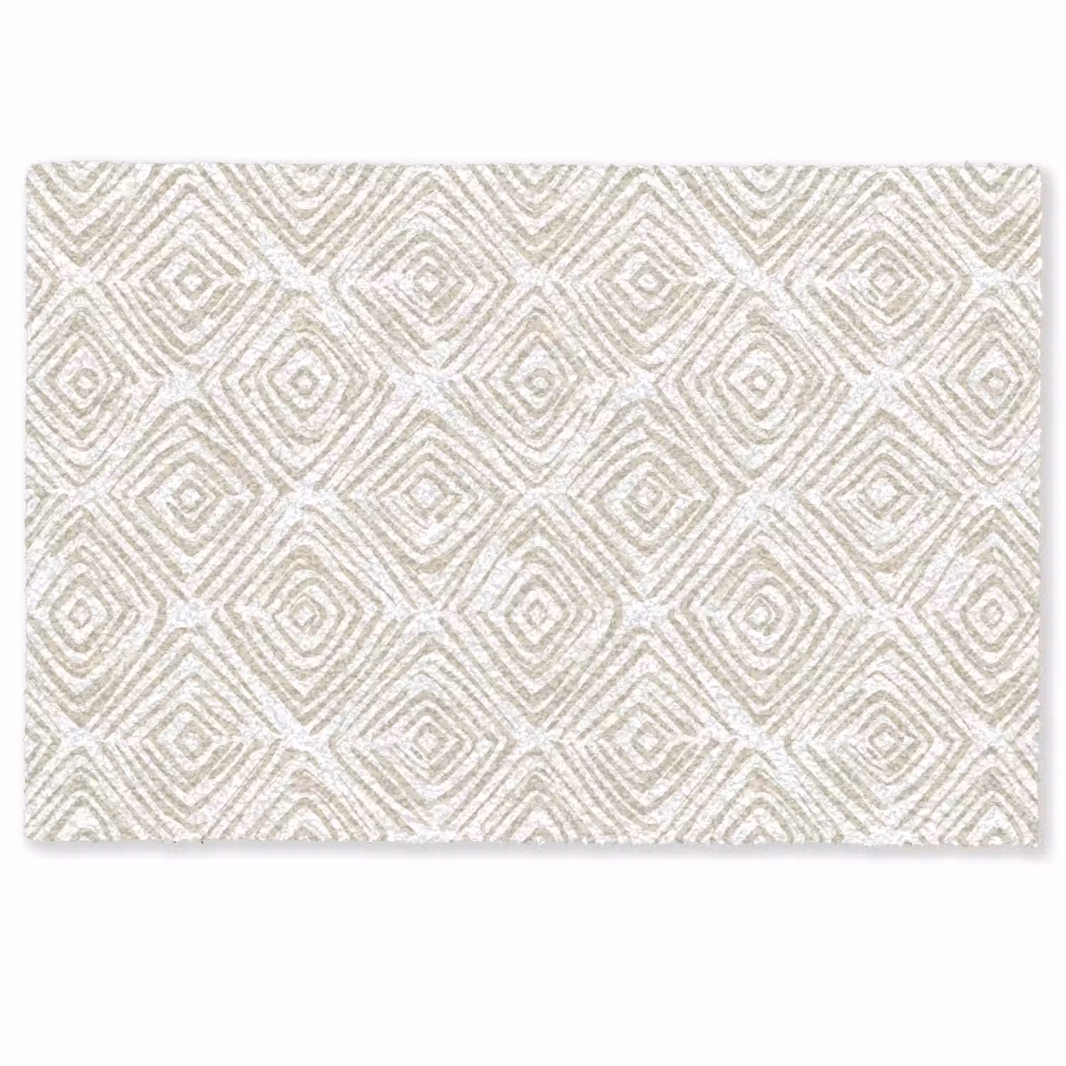Abstract - Ruit - Beige Deurmat klein 898 -zkaufland3d