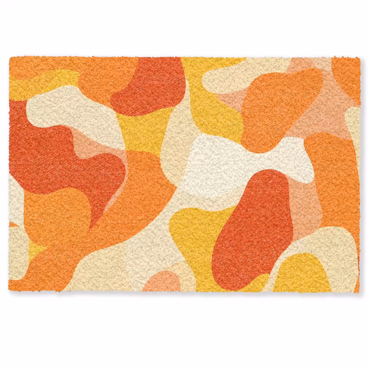 Abstract - Vormen - Oranje Deurmat klein -zkaufland3d