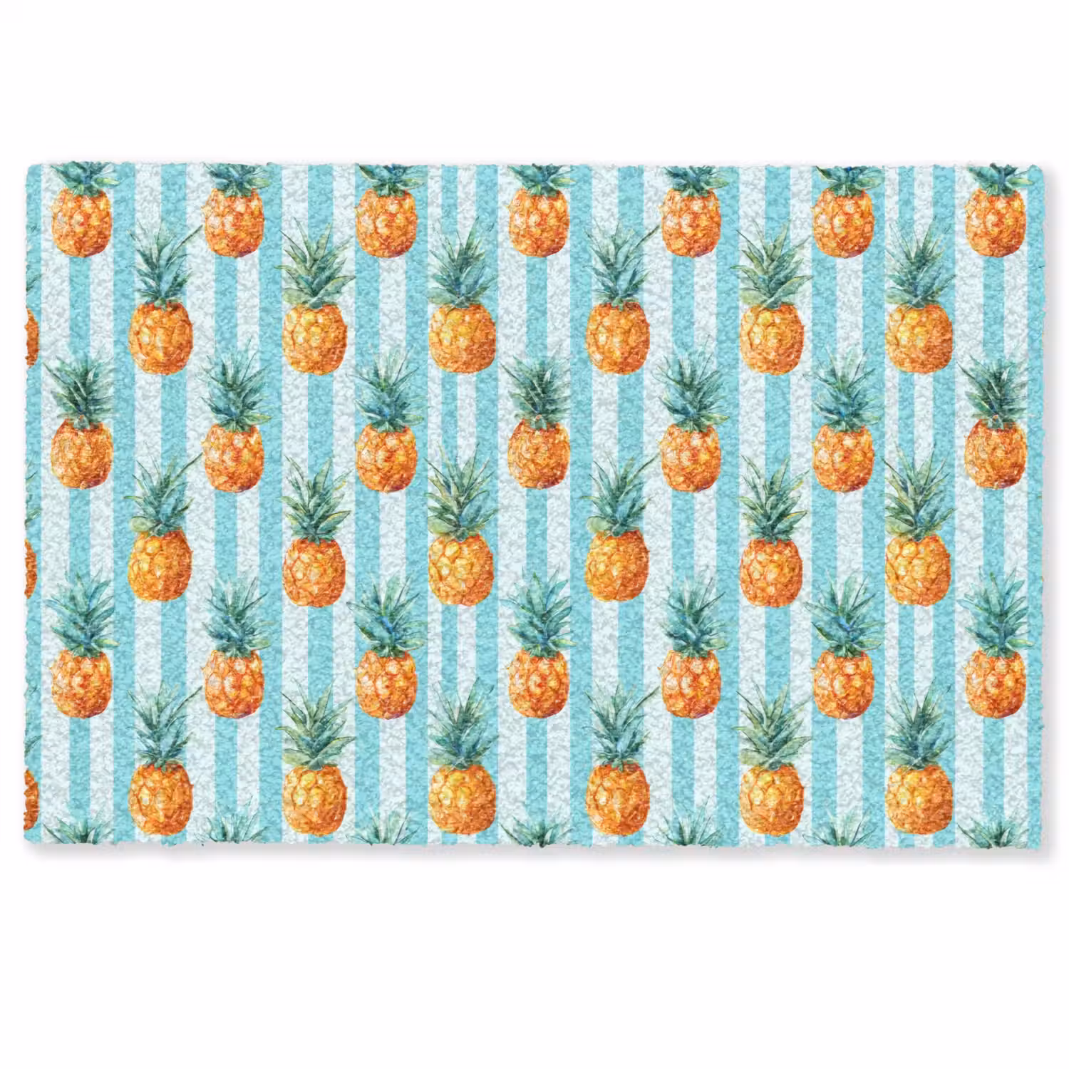 Ananas - Strepen - Groen Deurmat klein 898 -zkaufland3d