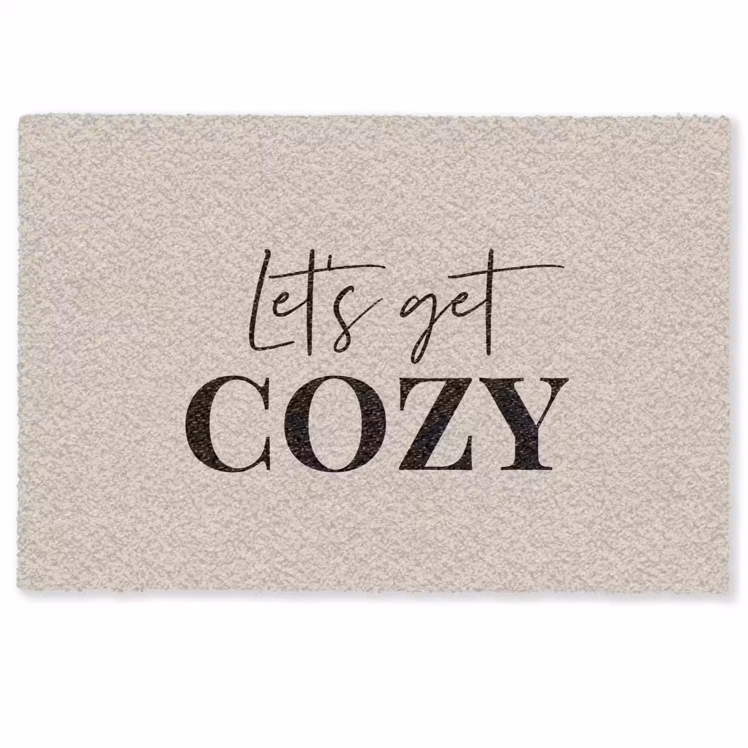 Beige - Winter - Quote - Cozy Deurmat klein -zkaufland3d