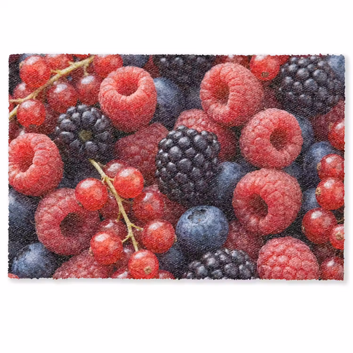 Bessen - Mix - Vers - Eten - Kleurrijk Deurmat klein -zkaufland3d