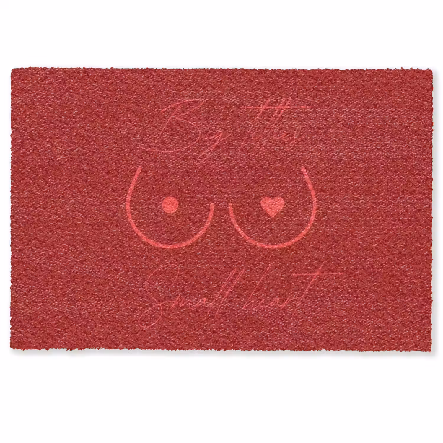 Big titties small heart - Rood - Hart Deurmat klein -zkaufland3d