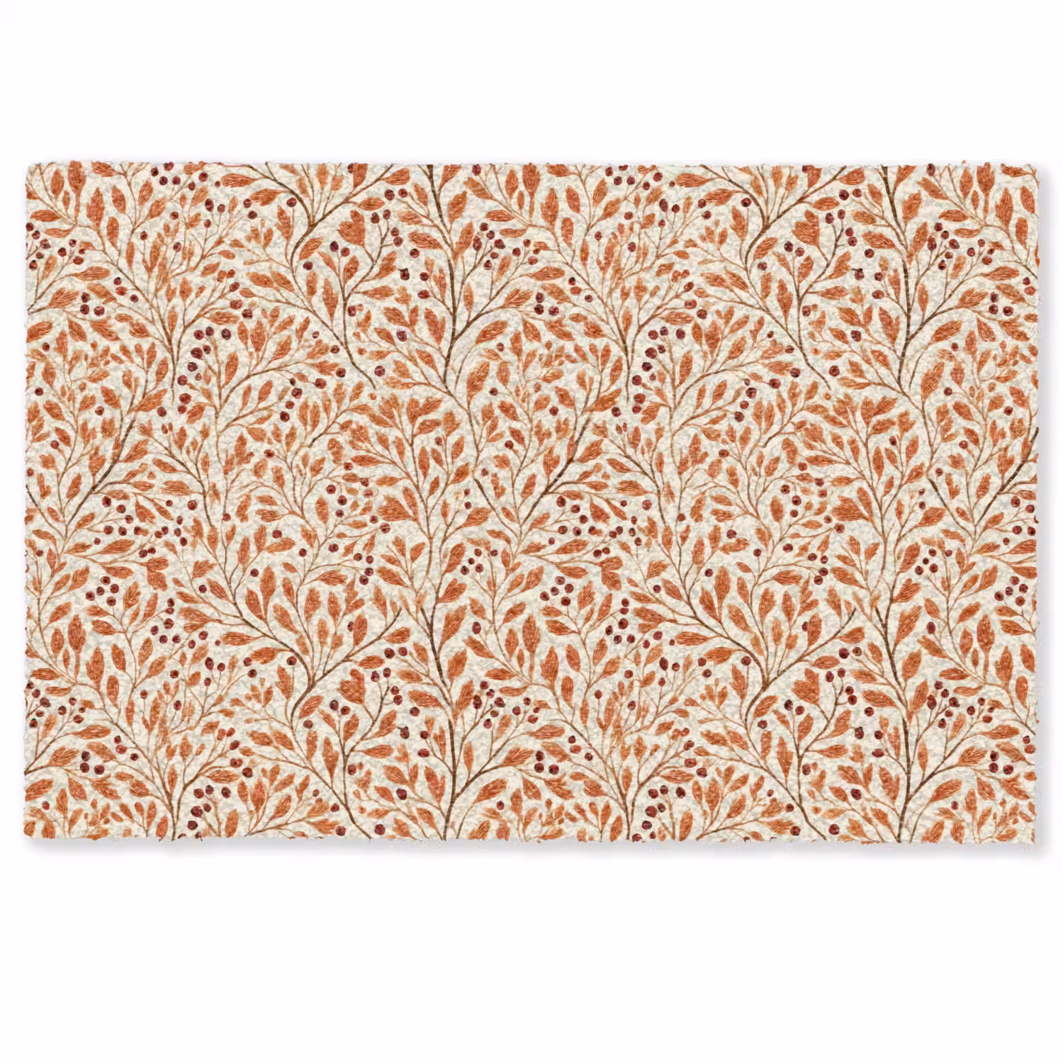 Bladeren - Botanisch - Terracotta Deurmat klein 898 -zkaufland3d