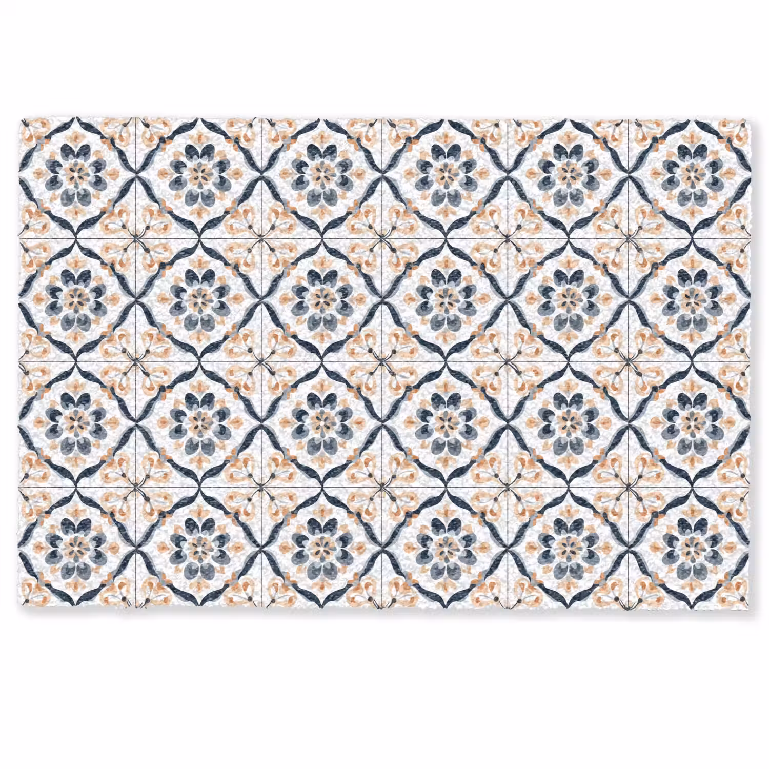 Bladvorm - Patroon - Kleurrijk Deurmat klein 898 -zkaufland3d