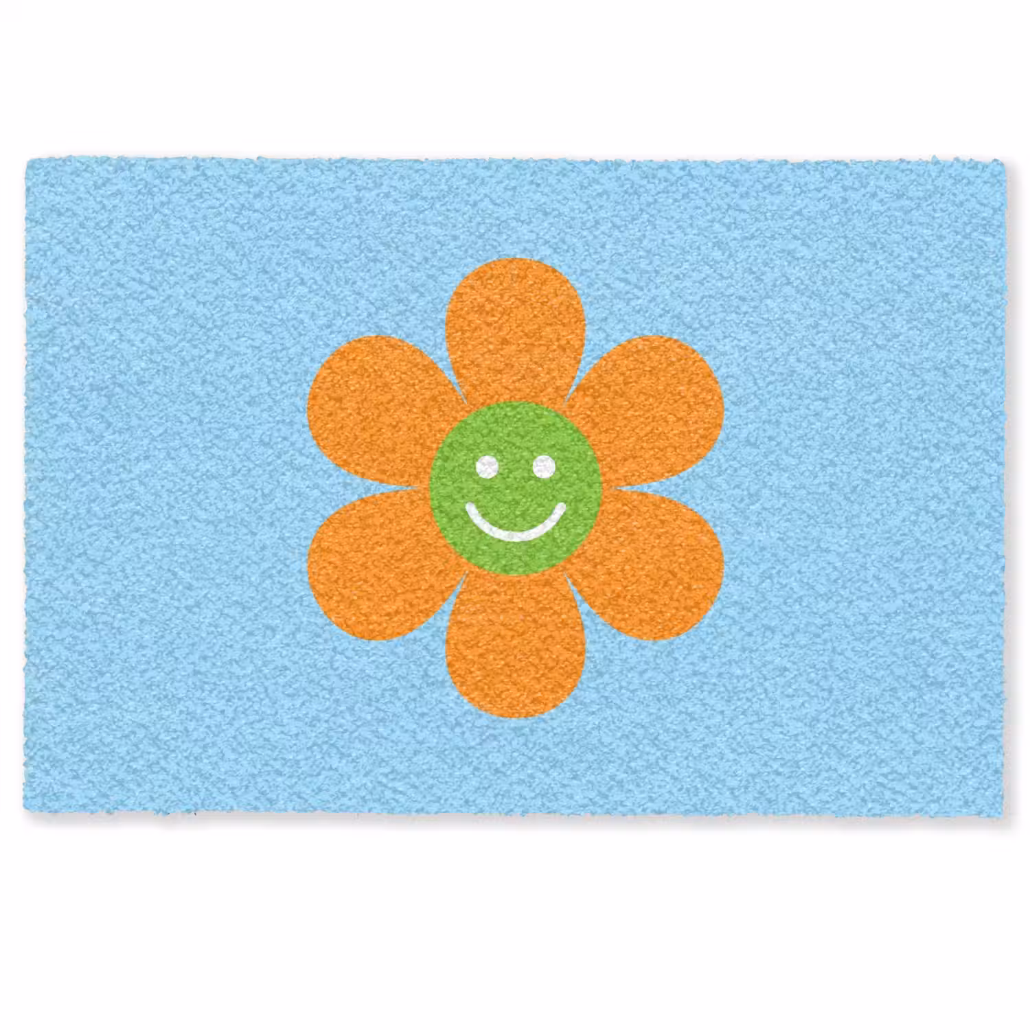 Bloem - Smiley - Kleurrijk Deurmat klein -zkaufland3d