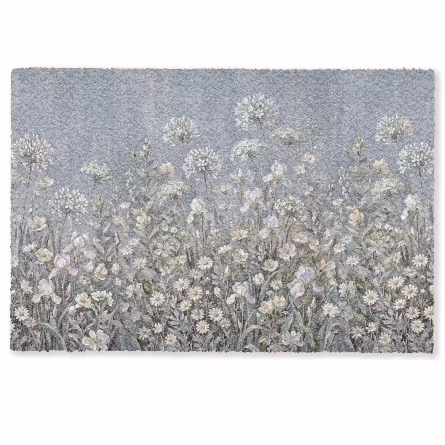 Bloemen - Botanisch - Blauw Deurmat klein -zkaufland3d