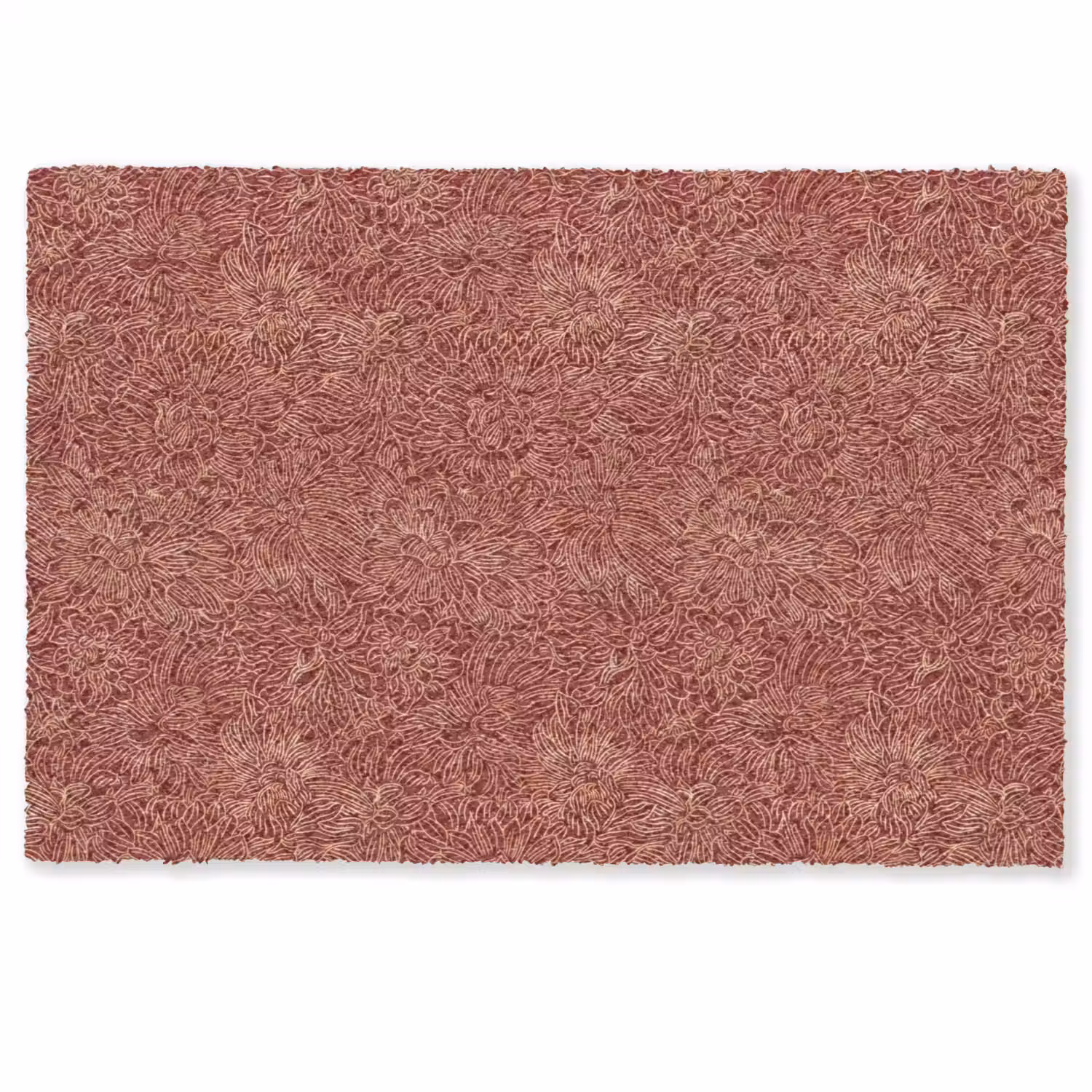 Bloemen - Motief - Rood Deurmat klein 898 -zkaufland3d