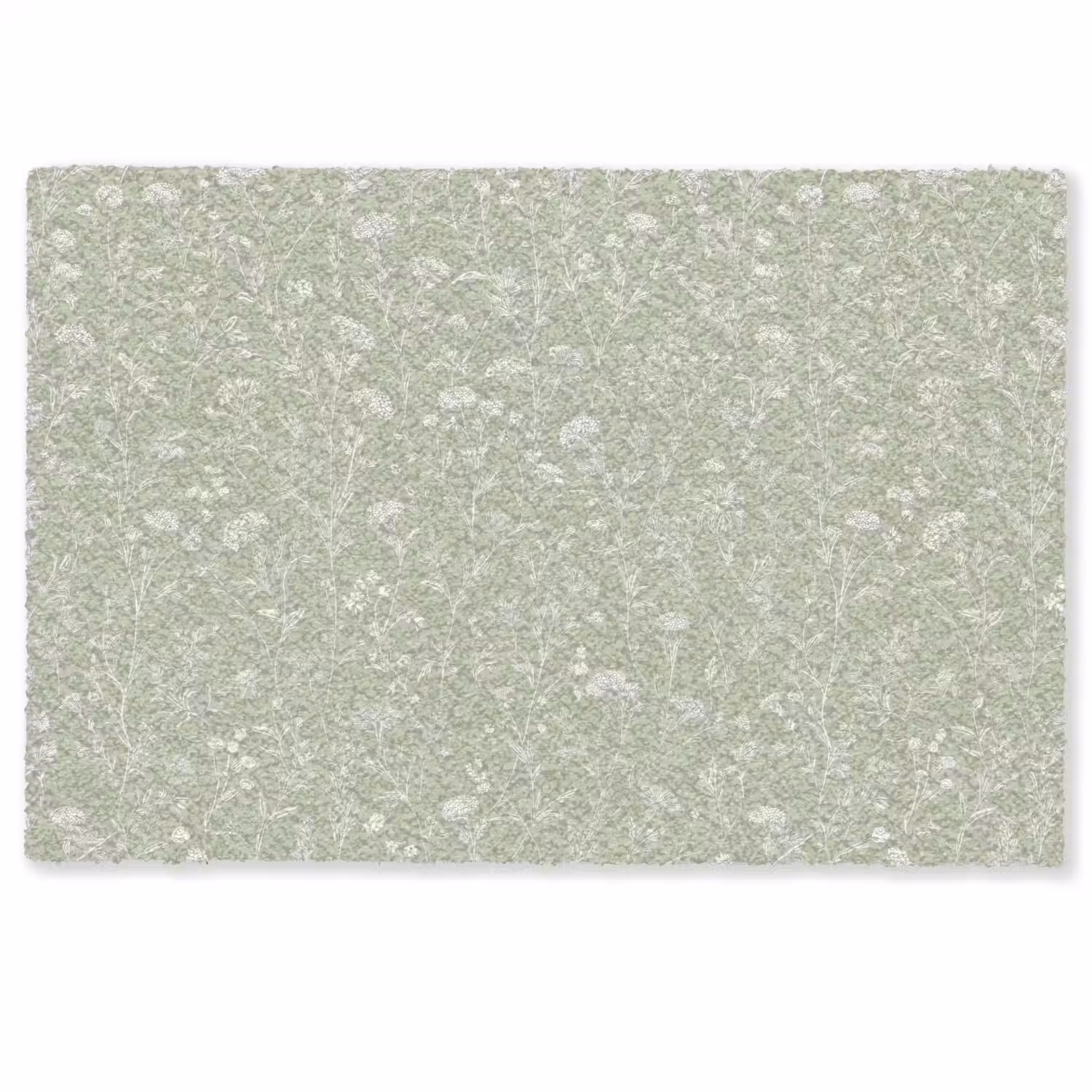 Bloemen - Patroon - Groen Deurmat klein 898 -zkaufland3d