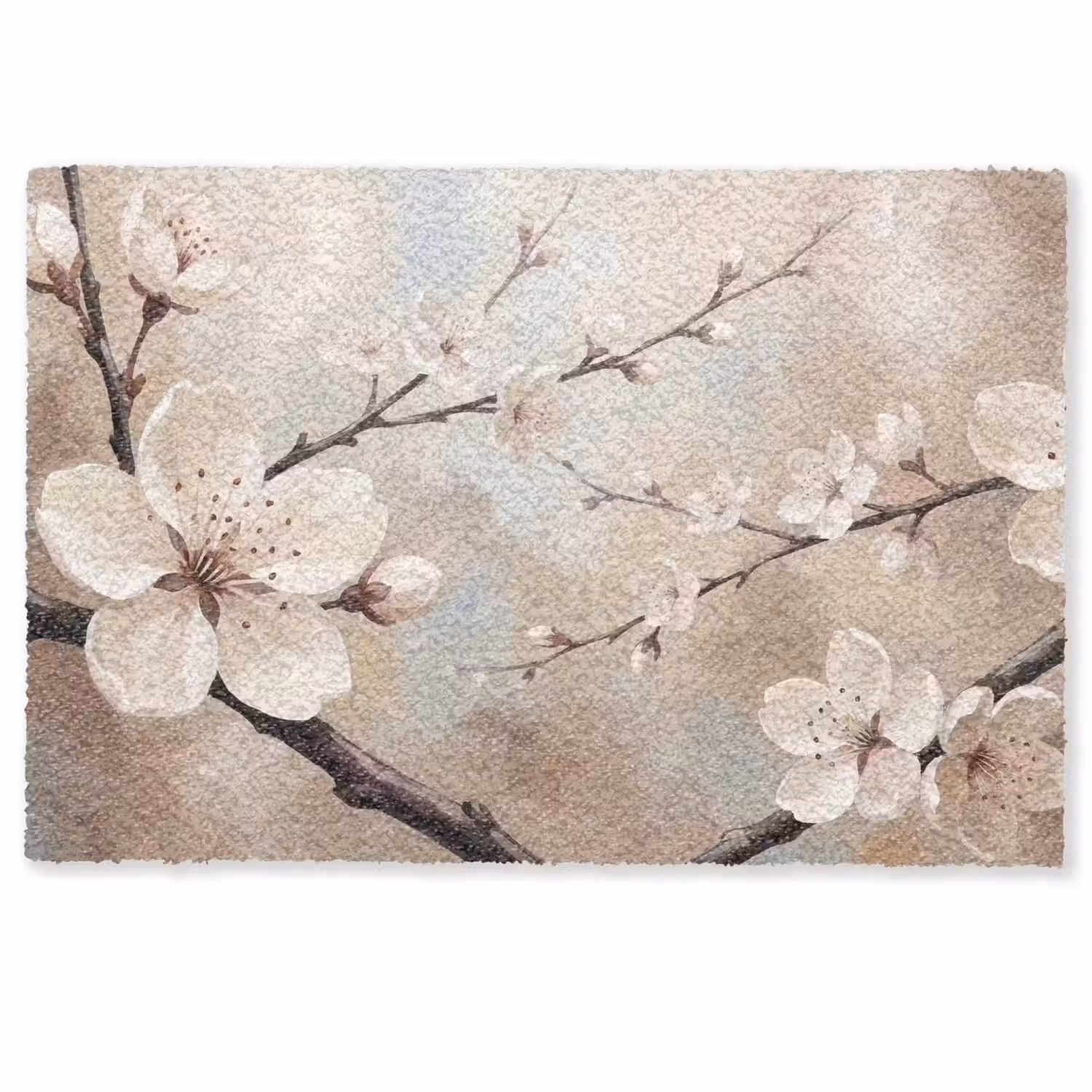 Bloesem - Takken - Schilderij - Beige - Serene Deurmat klein -zkaufland3d