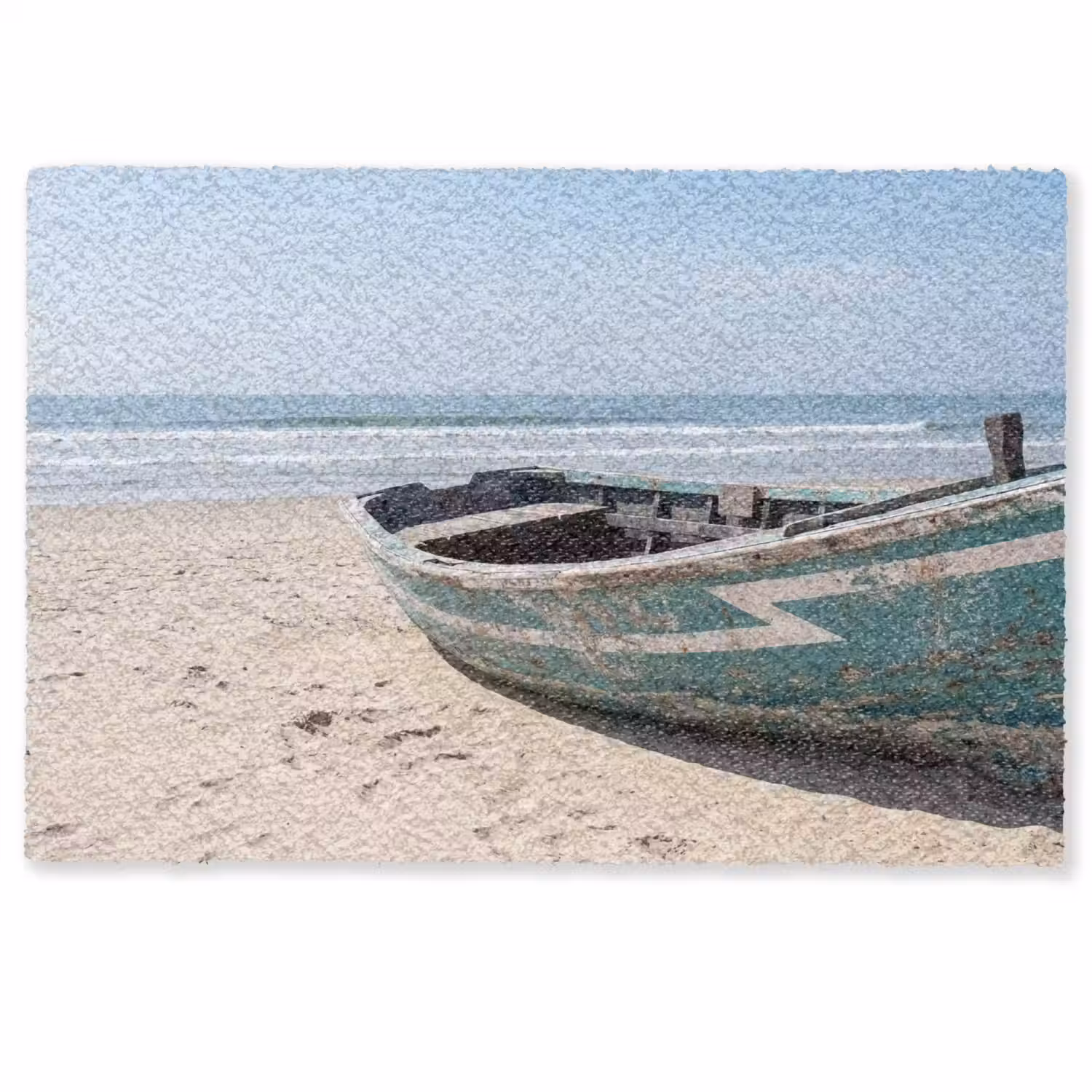 Boot - Zandstrand - Zee Deurmat klein -zkaufland3d