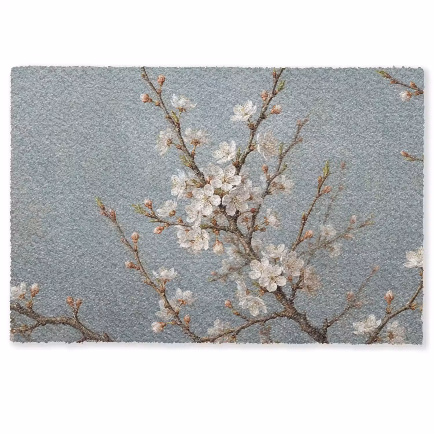 Botanisch - Stilleven - Blauw Deurmat klein -zkaufland3d