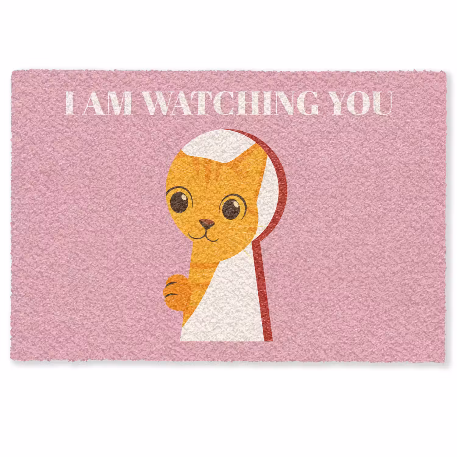 Cat - Quote - Pink Deurmat klein -zkaufland3d